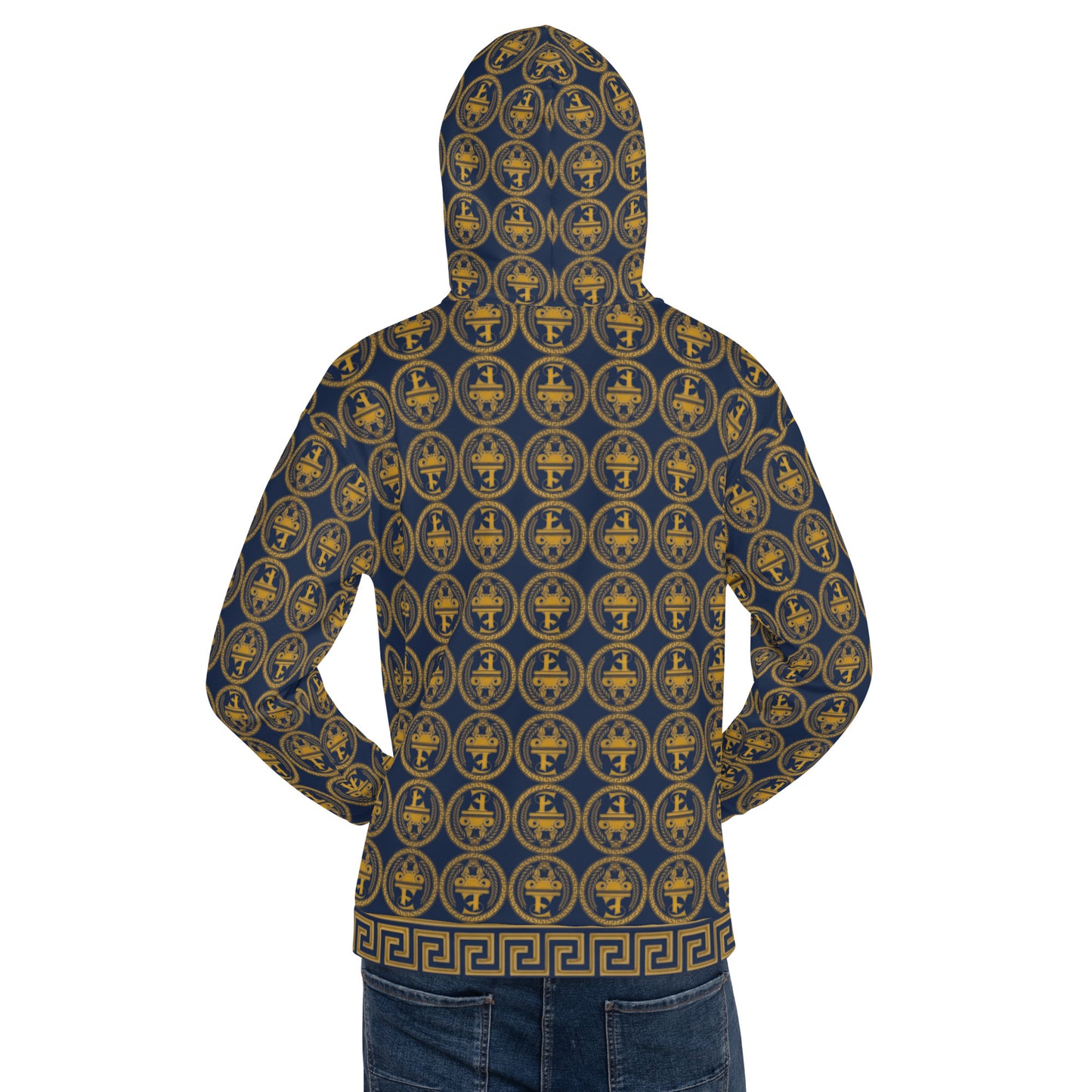 Sudadera con capucha y estampado integral del logo de Estevez