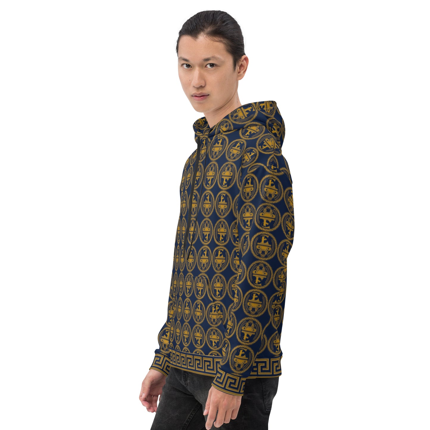 Sudadera con capucha y estampado integral del logo de Estevez
