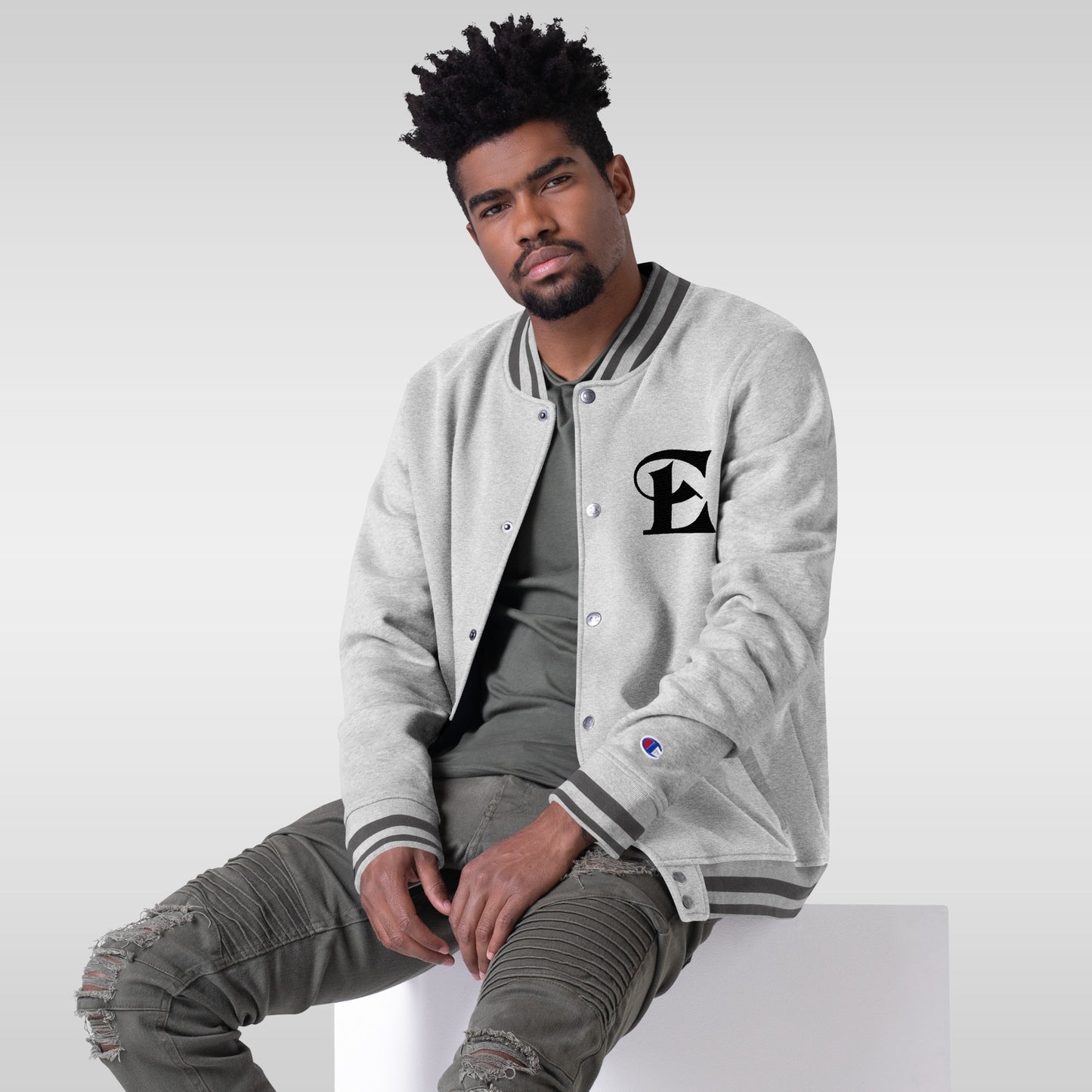 Chaqueta bomber Estevez con logo bordado