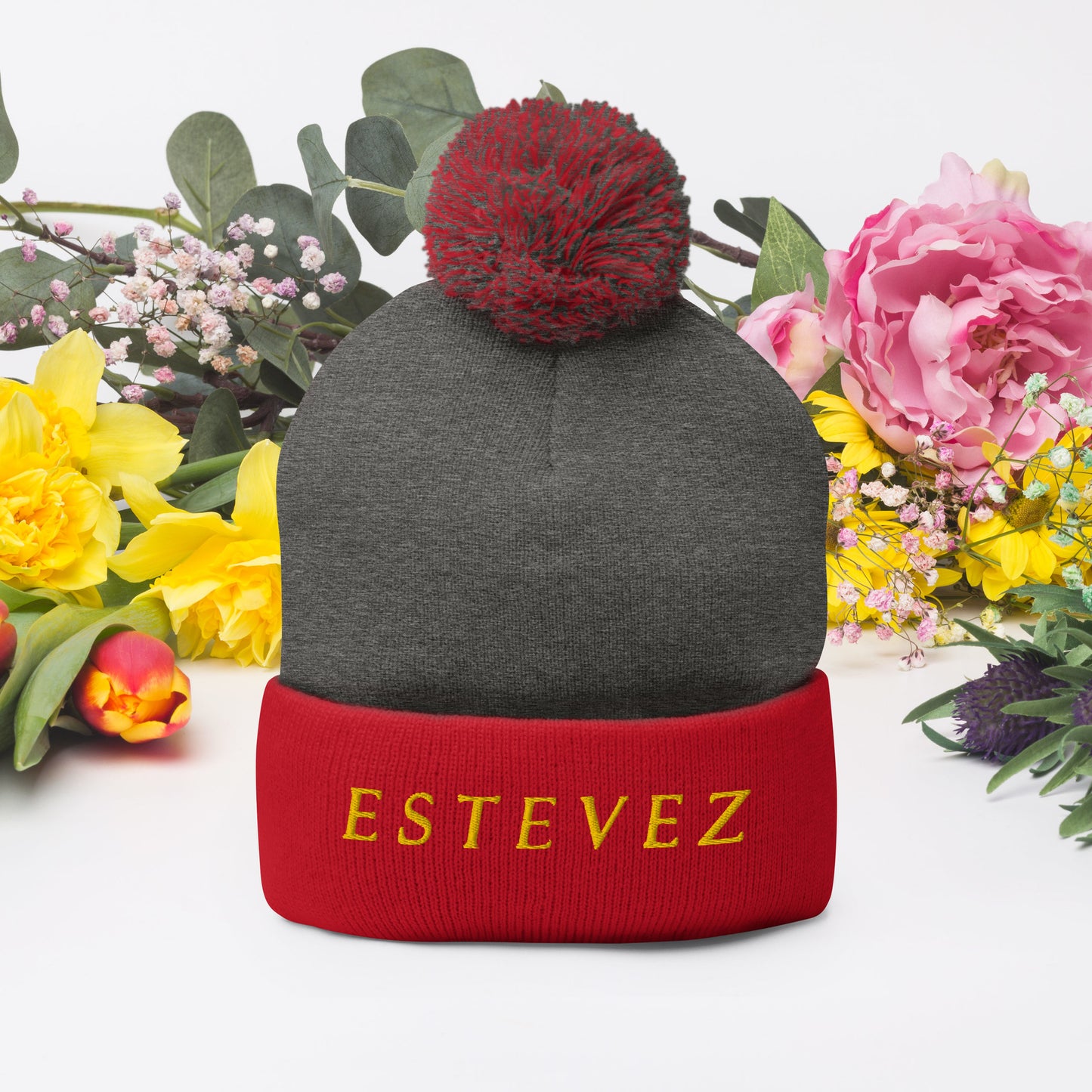 Gorro Estevez Pom-Pom