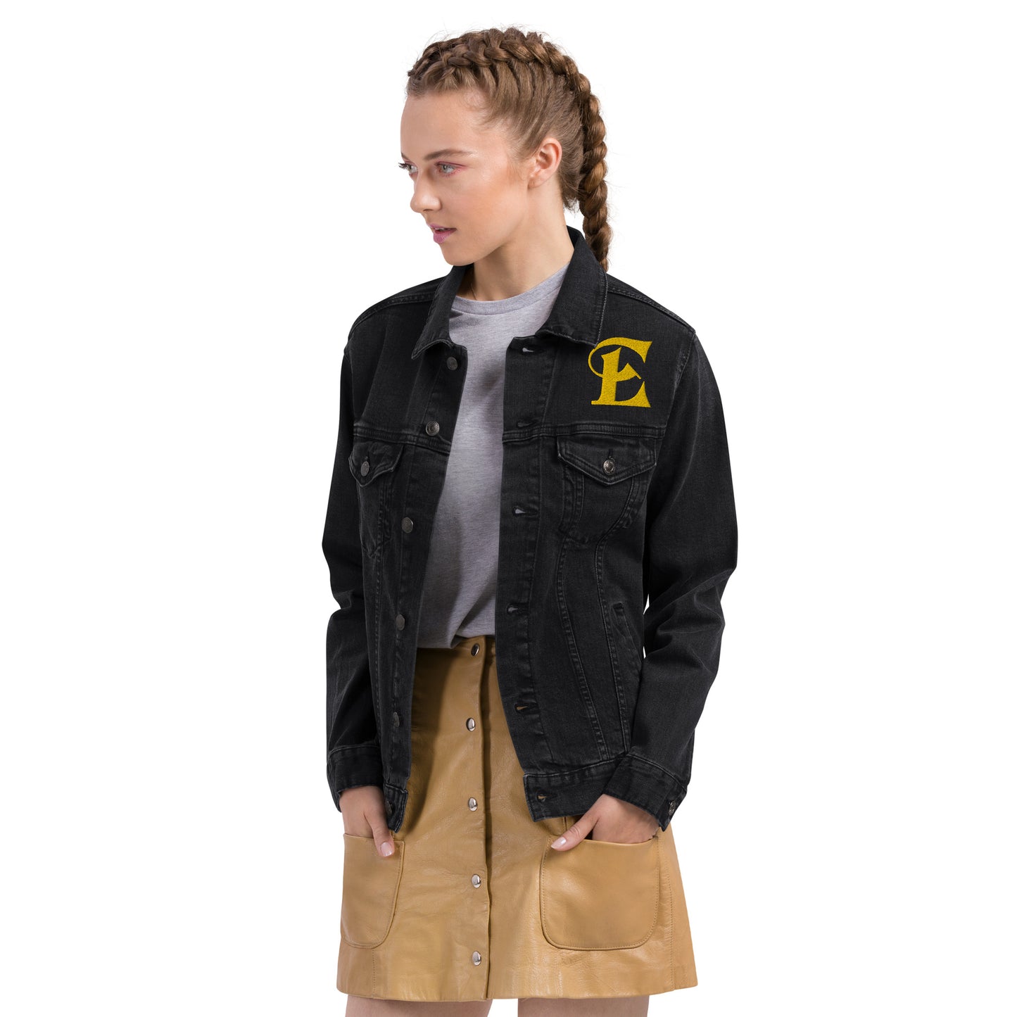 Estevez Embroidery Logo Denim Jacket