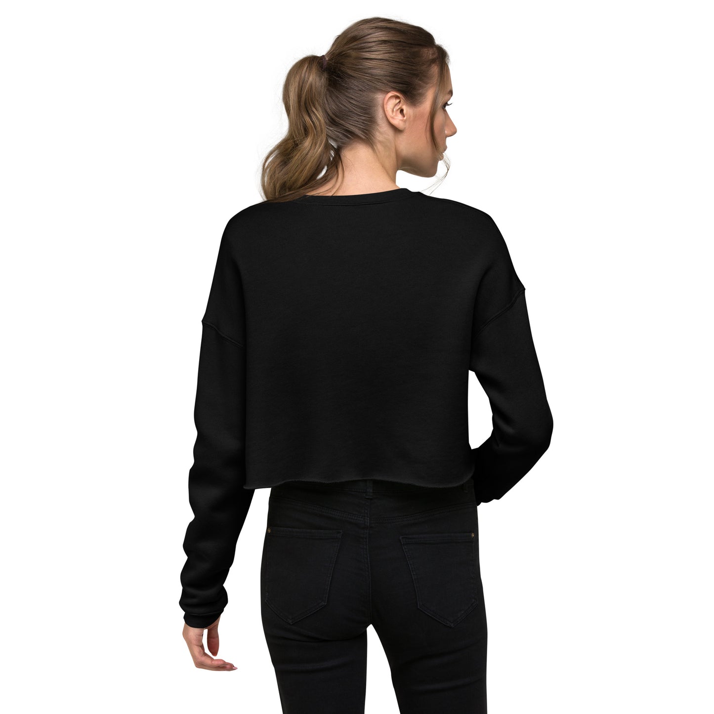 Estevez Embroidery Logo Crop Sweatshirt