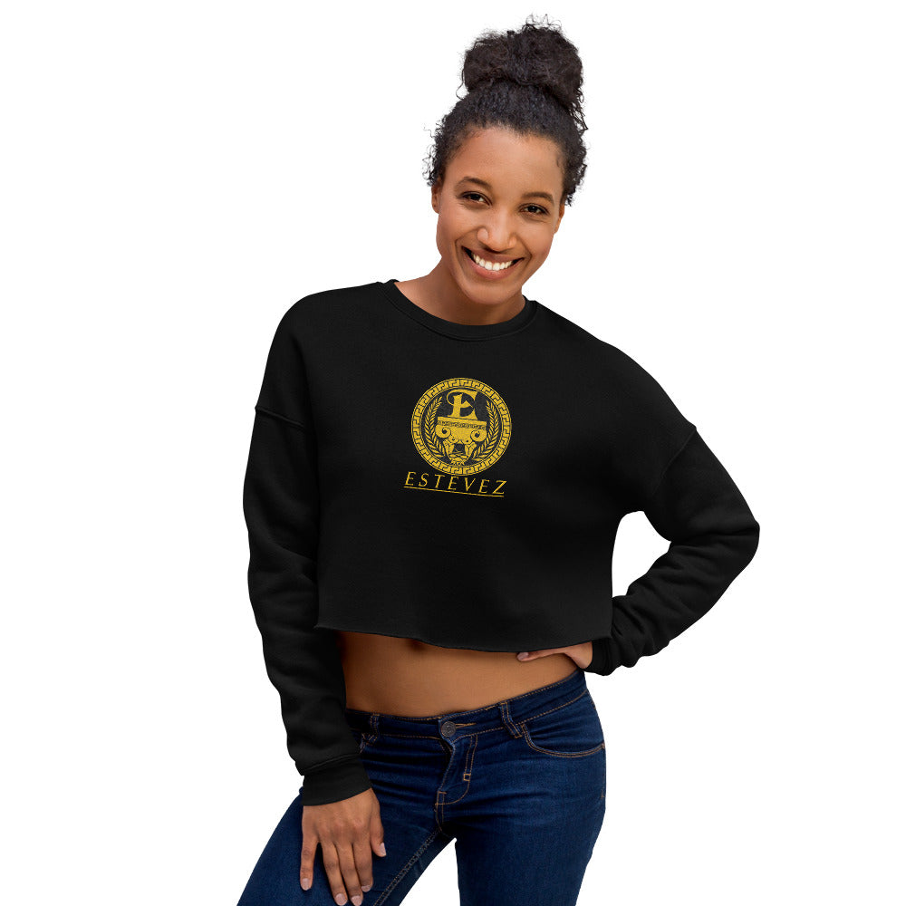 Estevez Embroidery Logo Crop Sweatshirt