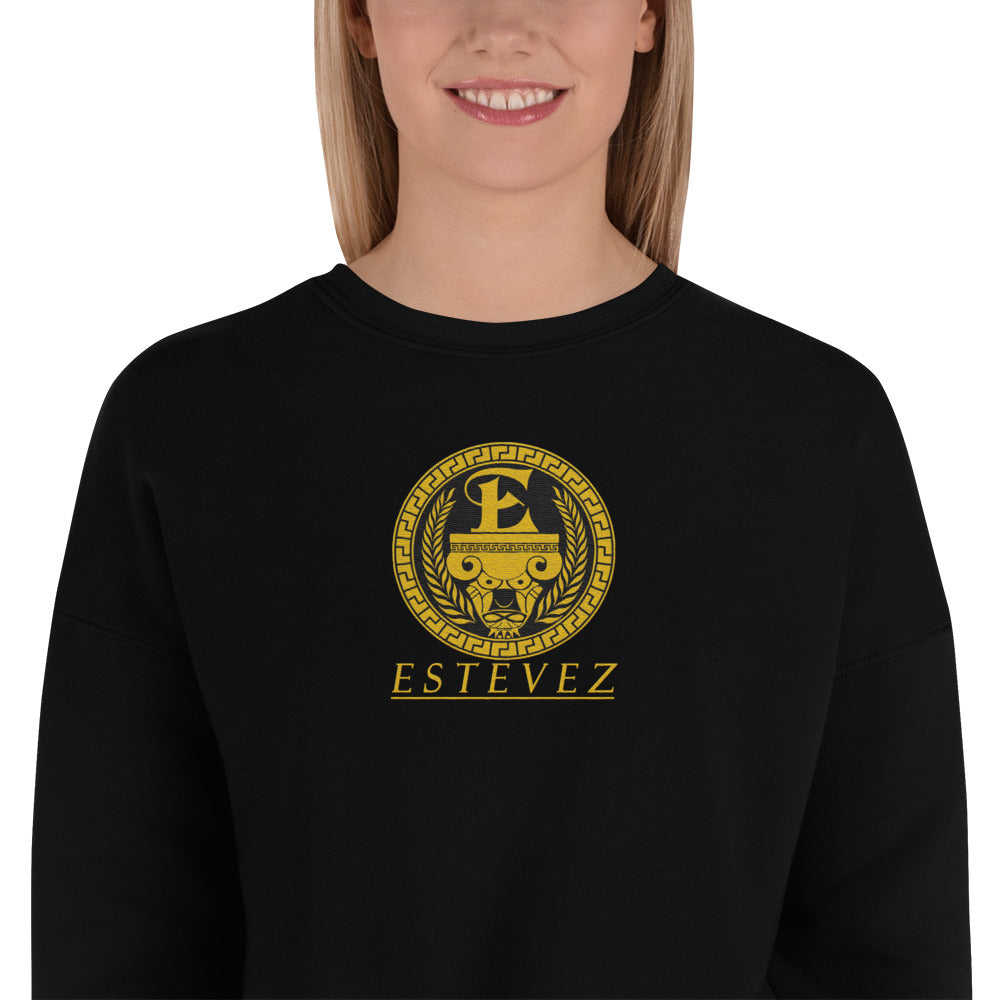 Estevez Embroidery Logo Crop Sweatshirt