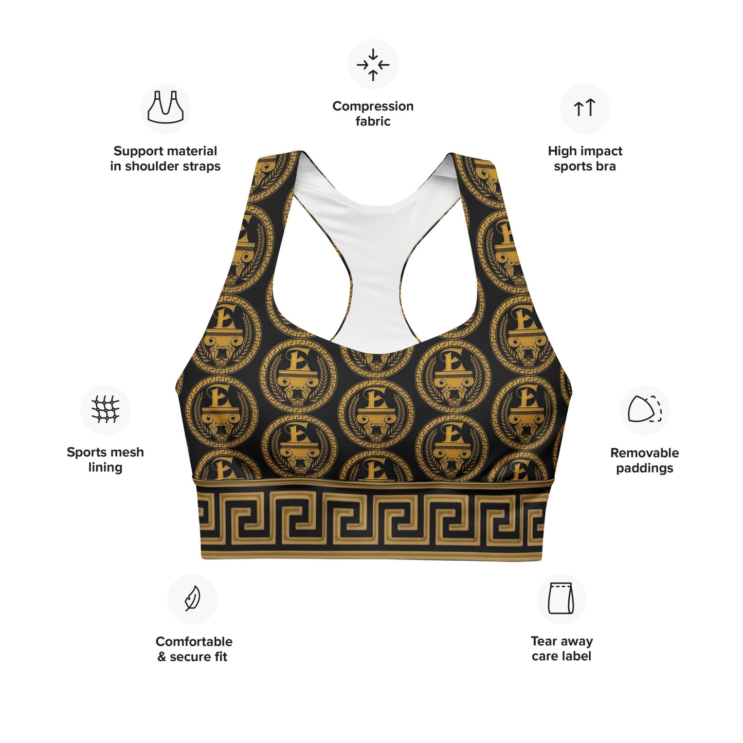 Estevez Longline Sports Bra