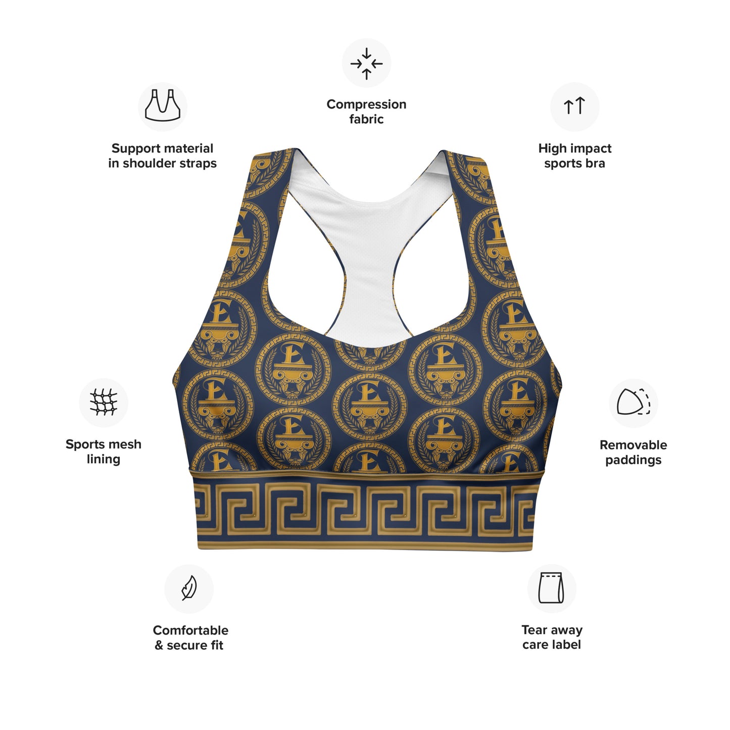 Estevez Longline sports bra