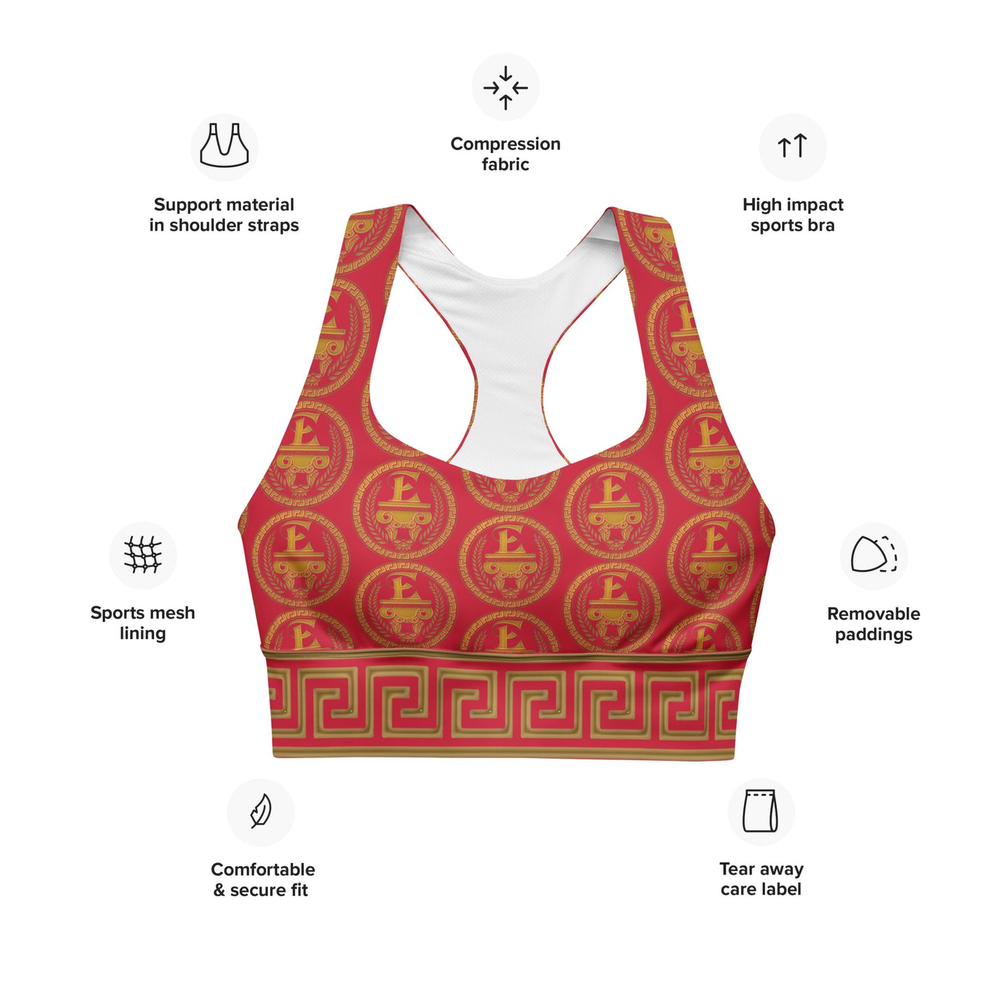 Estevez Longline Sports Bra