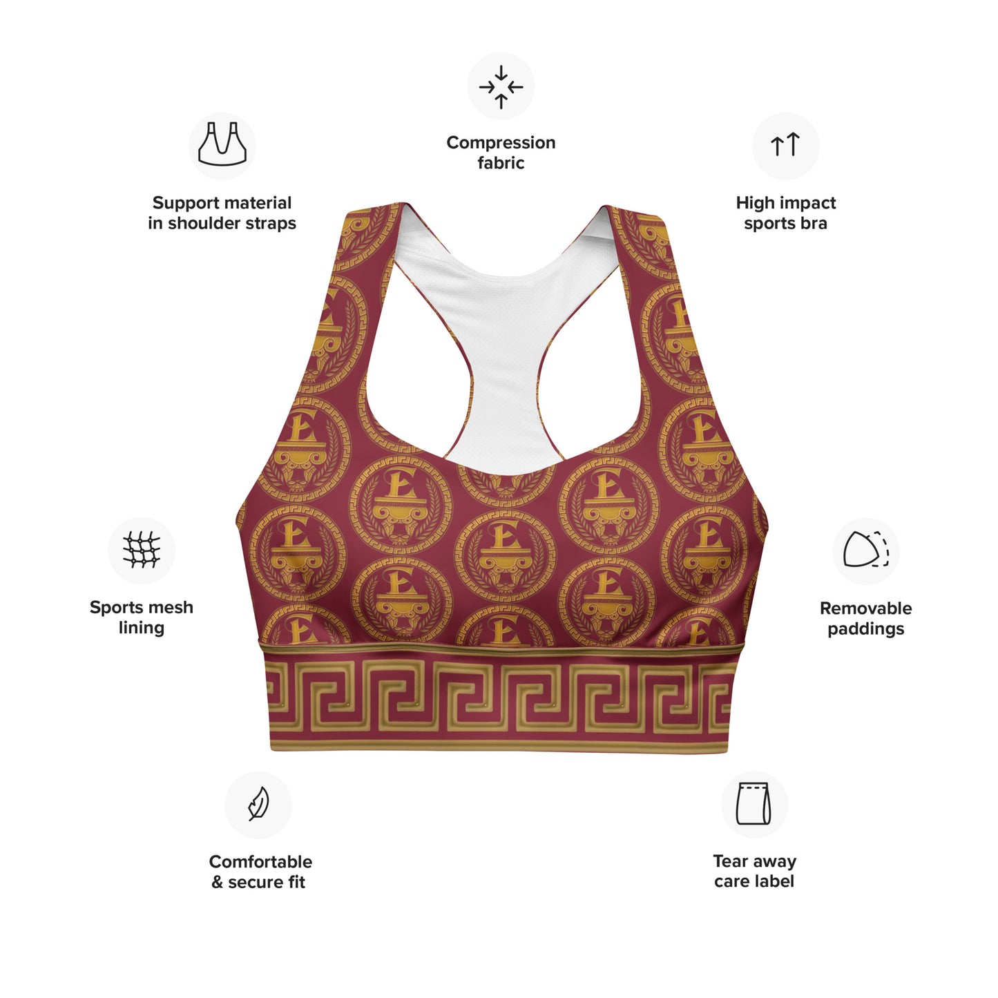 Estevez Longline sports bra