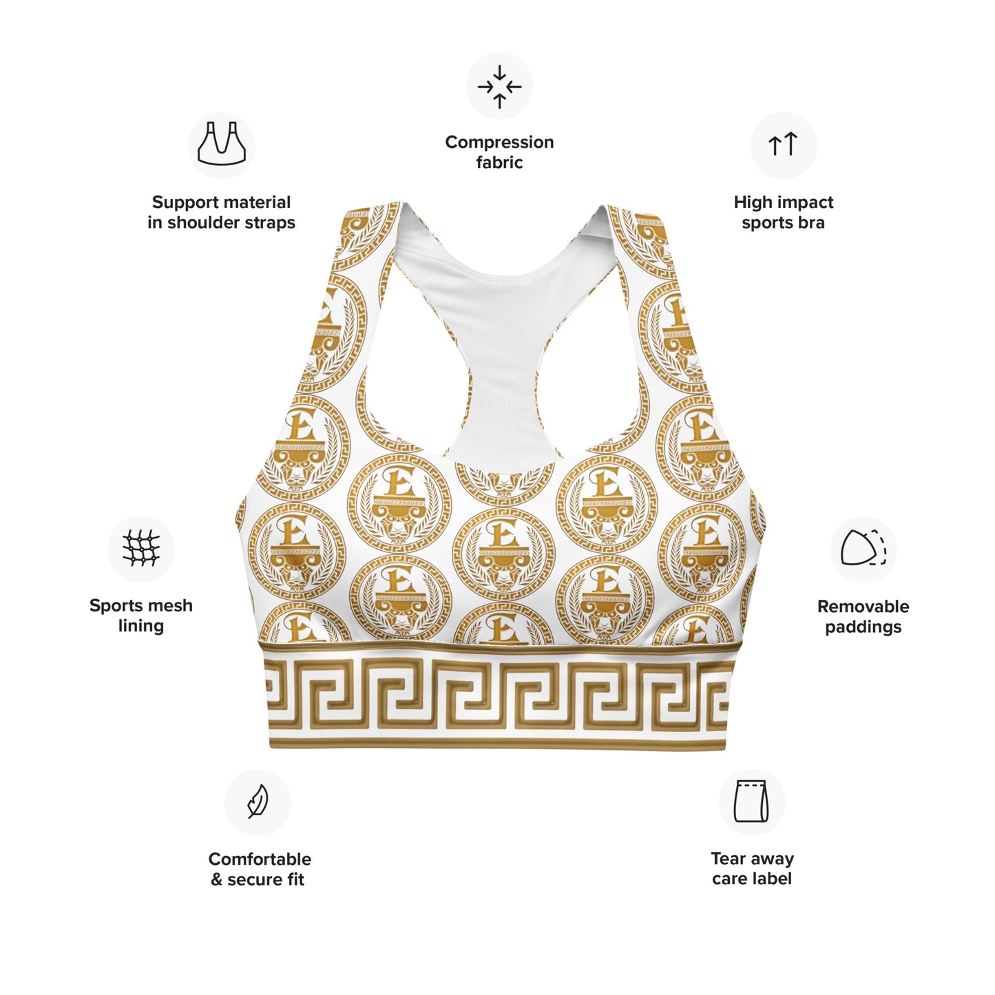 Estevez Longline sports bra