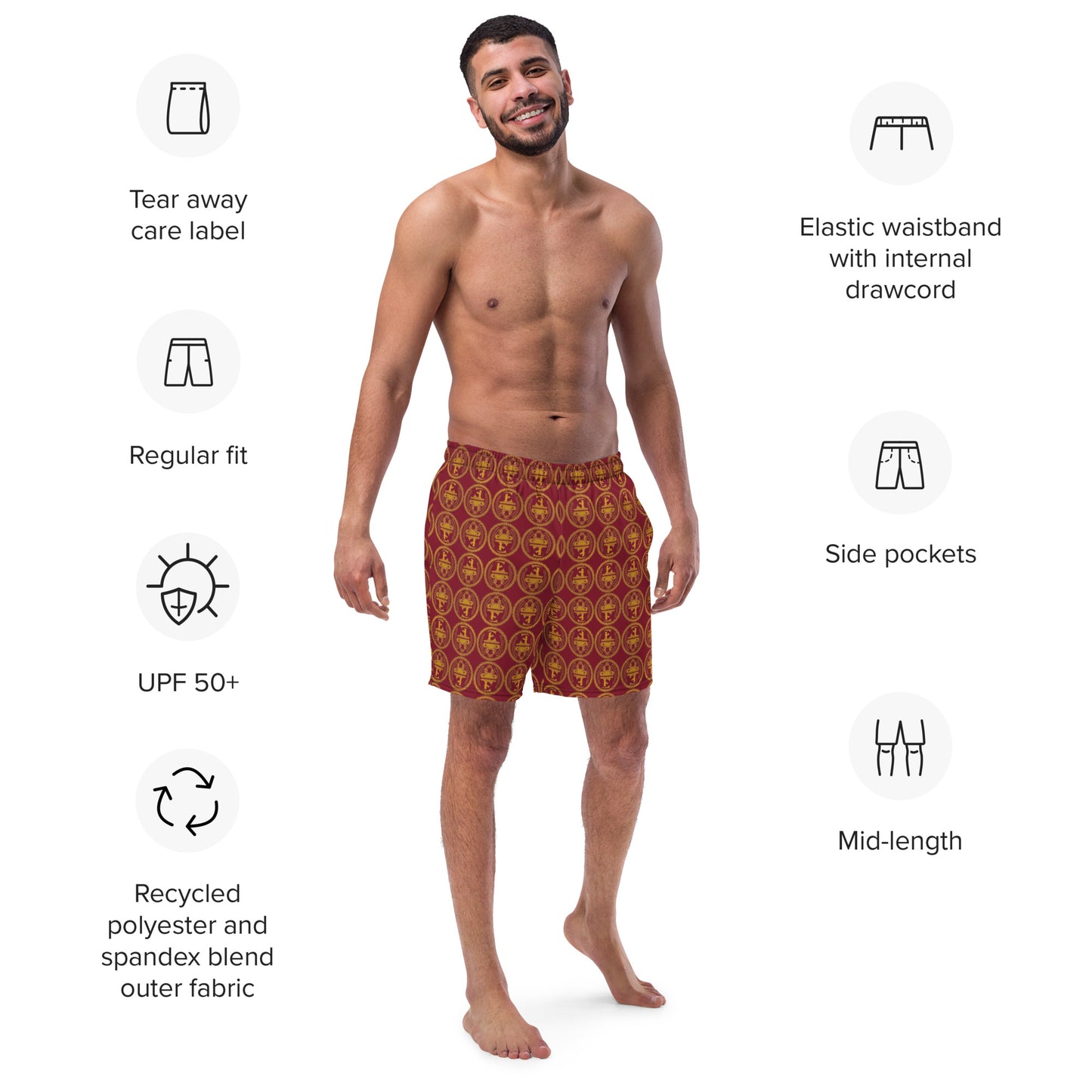 Estevez Men's Swim Trunks