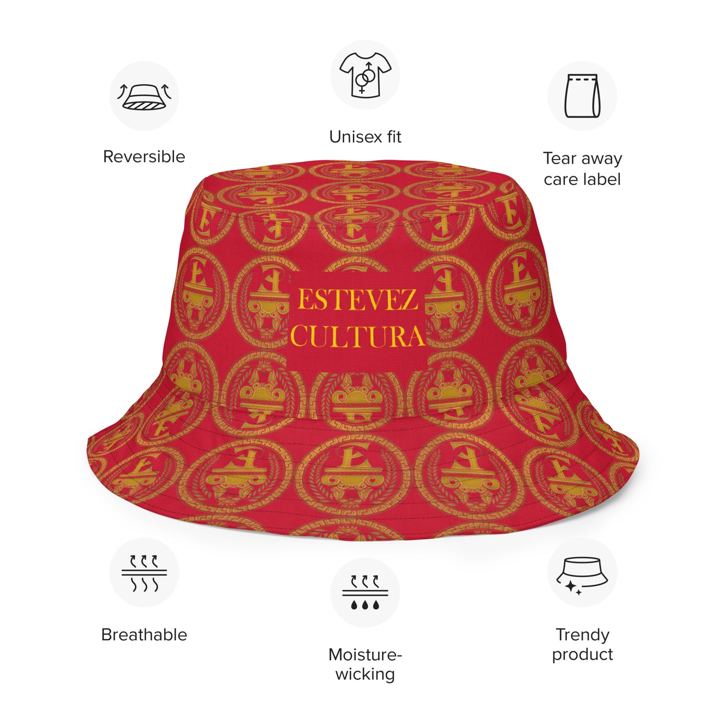 Sombrero de pescador reversible Estévez