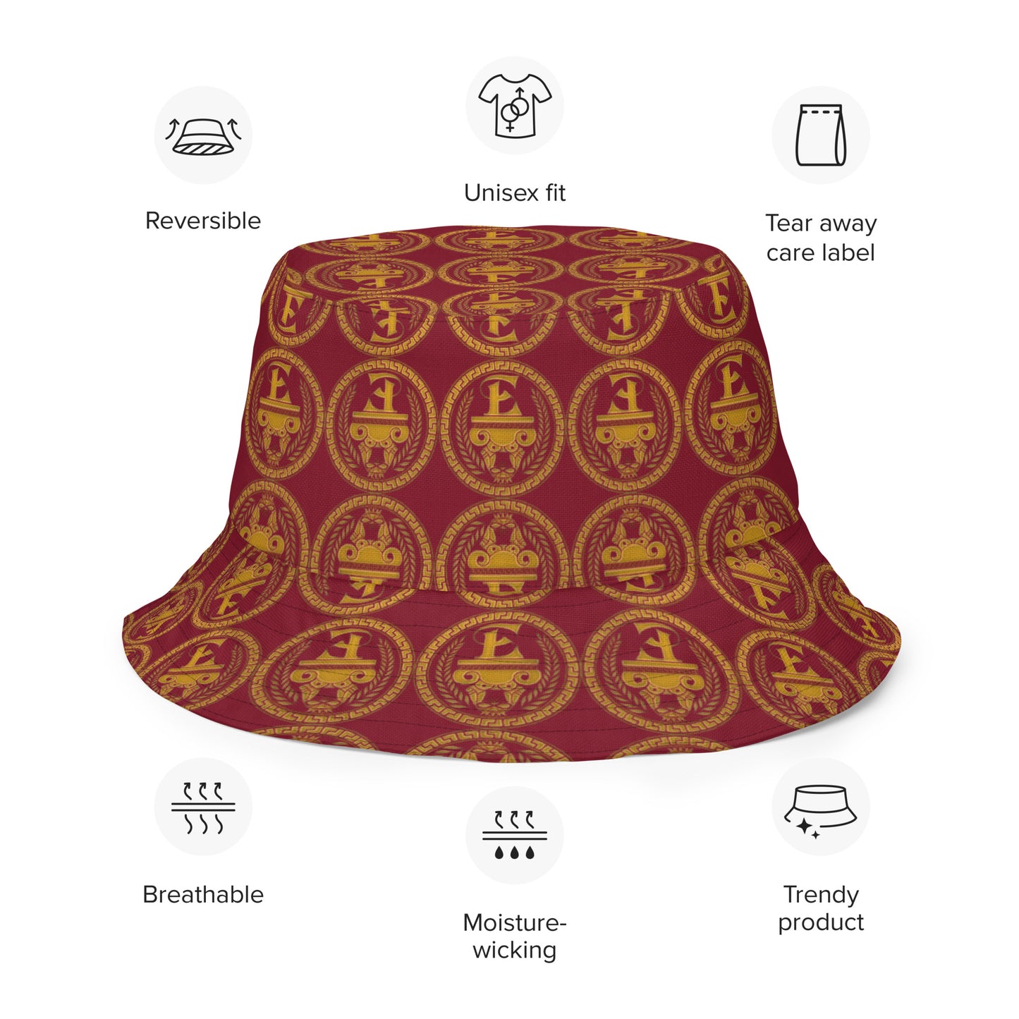 Sombrero de pescador reversible Estévez