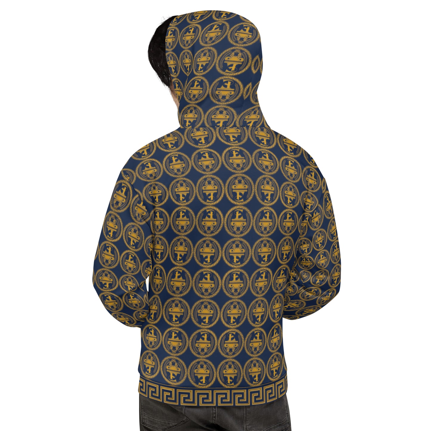 Estevez Logo All-Over Print Hoodie