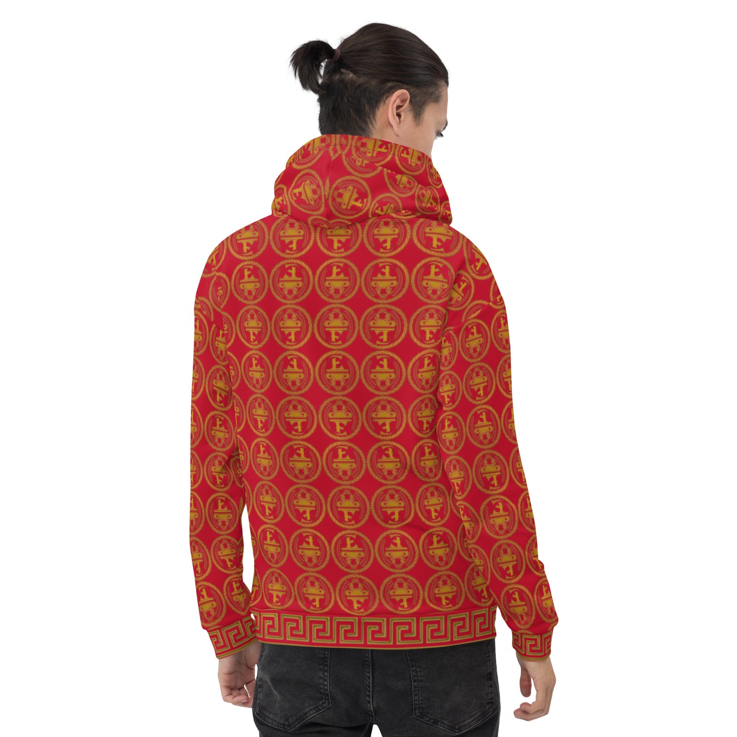 Estevez Logo All-Over Print Hoodie