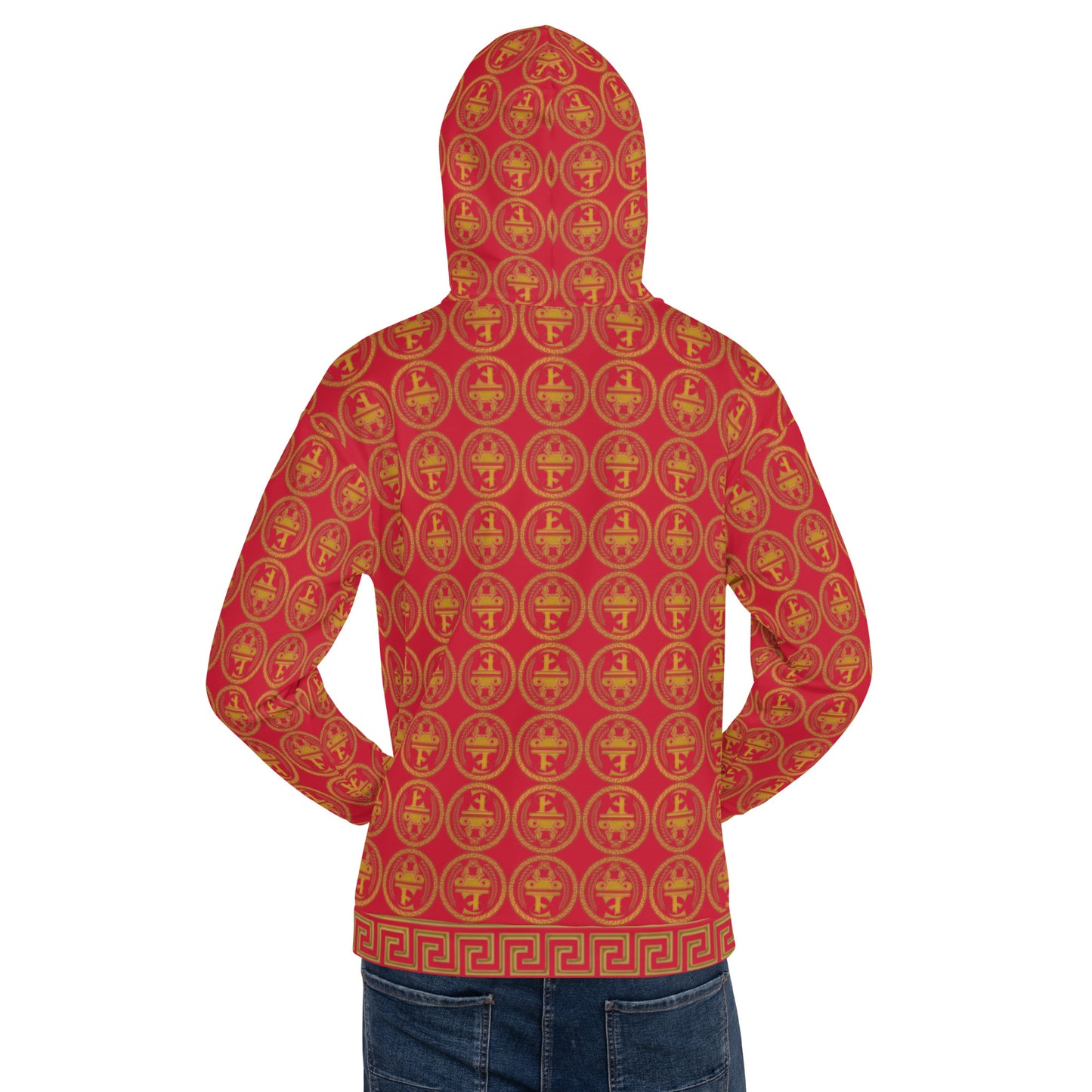 Estevez Logo All-Over Print Hoodie