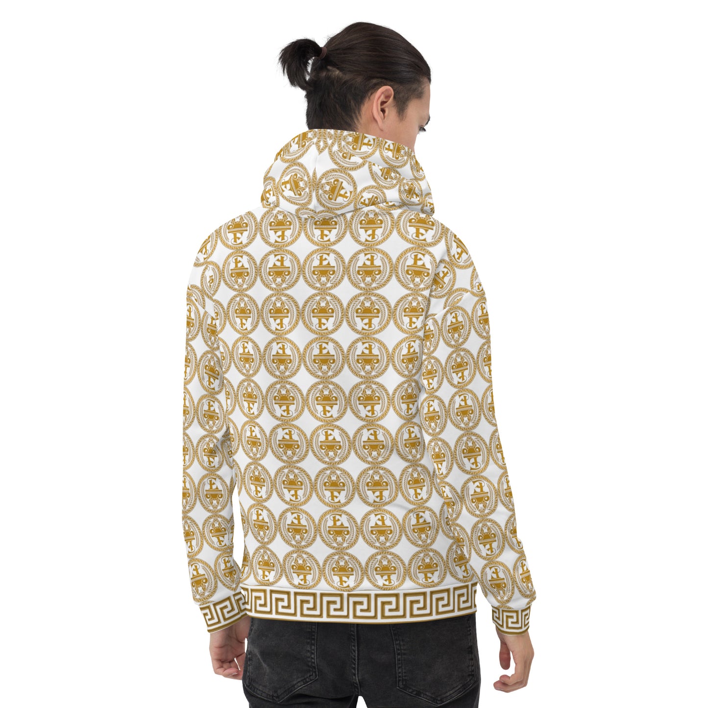 Sudadera con capucha y estampado integral del logo de Estevez