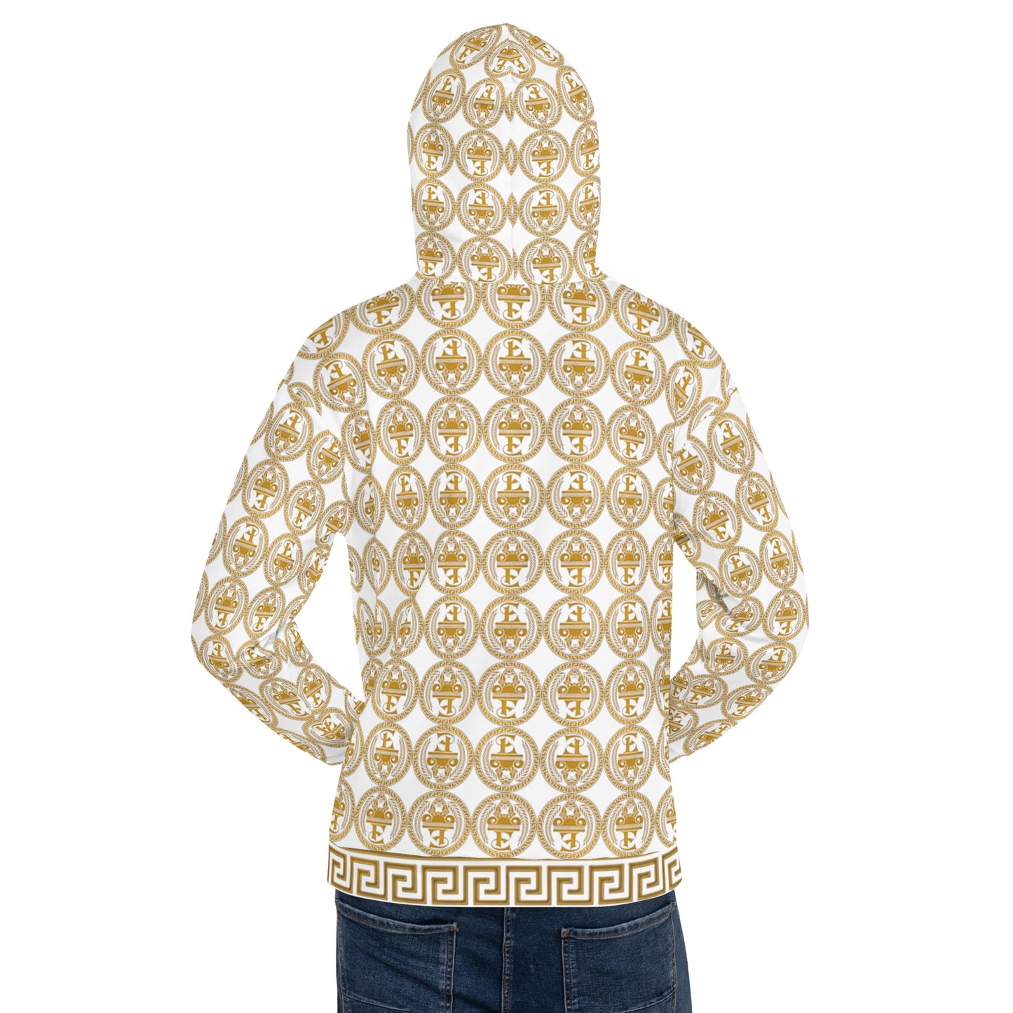 Sudadera con capucha y estampado integral del logo de Estevez