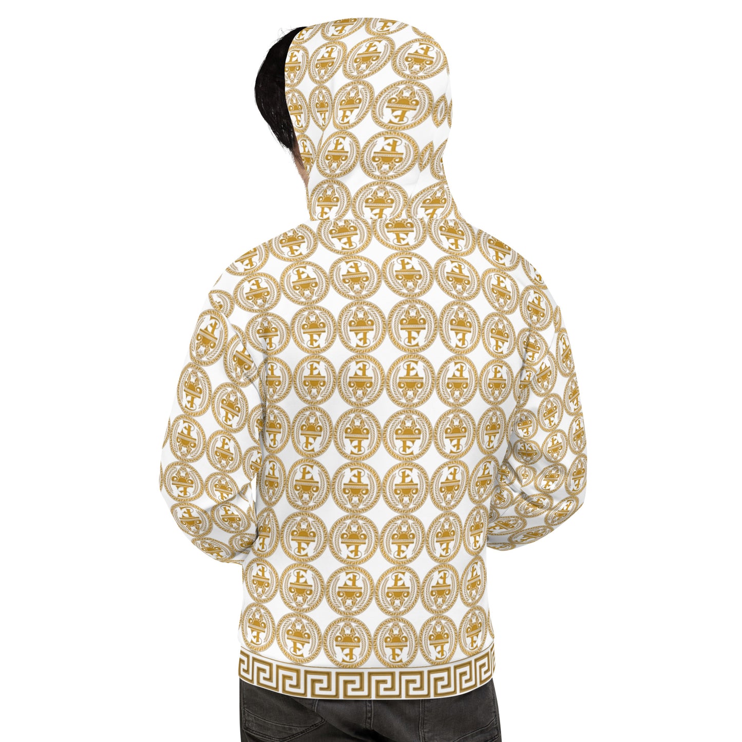 Sudadera con capucha y estampado integral del logo de Estevez