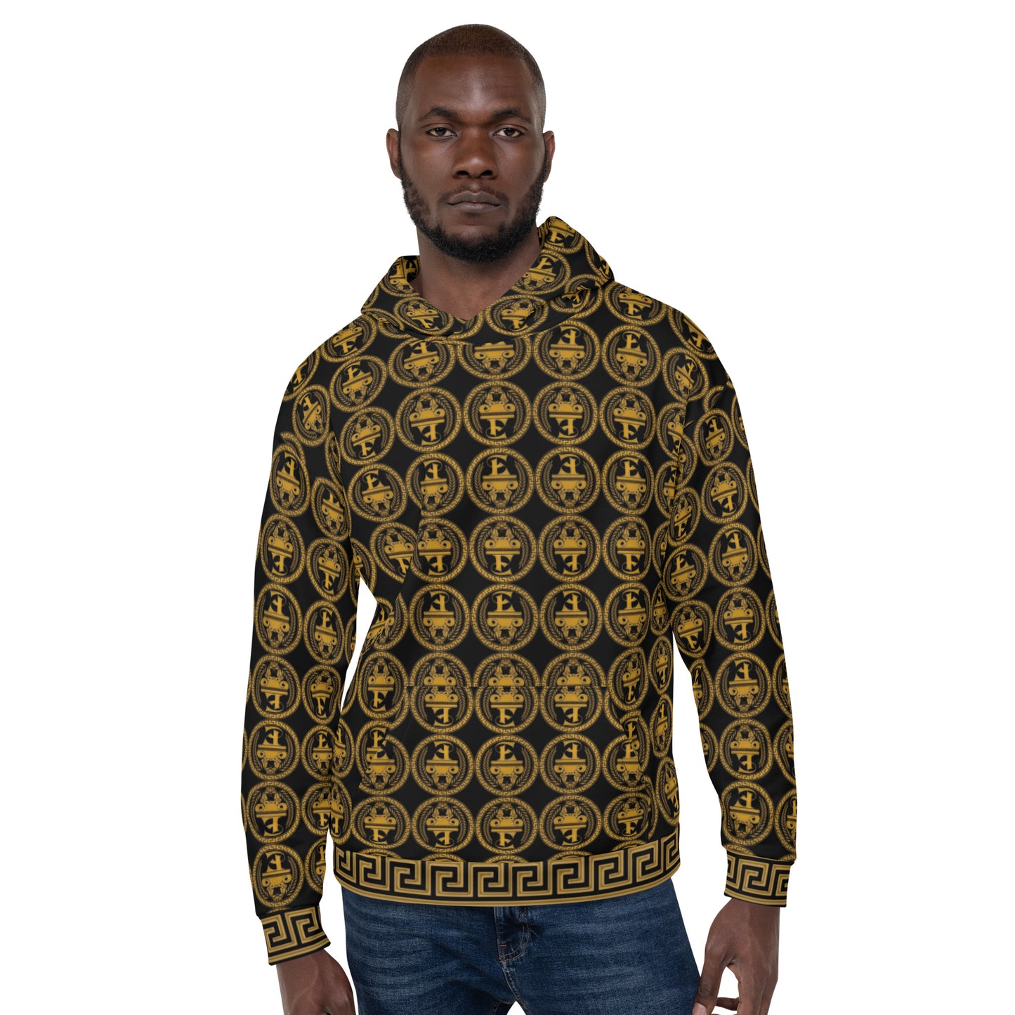 Estevez Logo All-Over Print  Hoodie