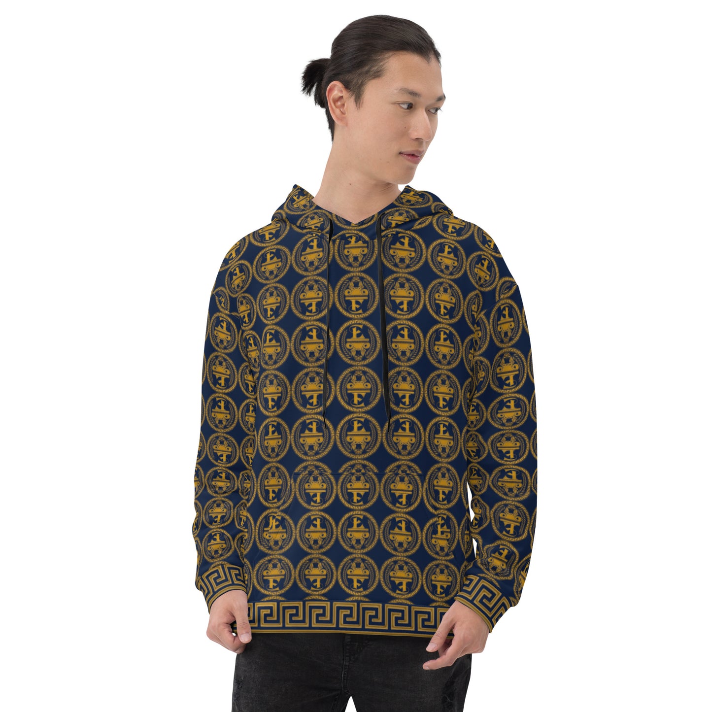 Estevez Logo All-Over Print Hoodie