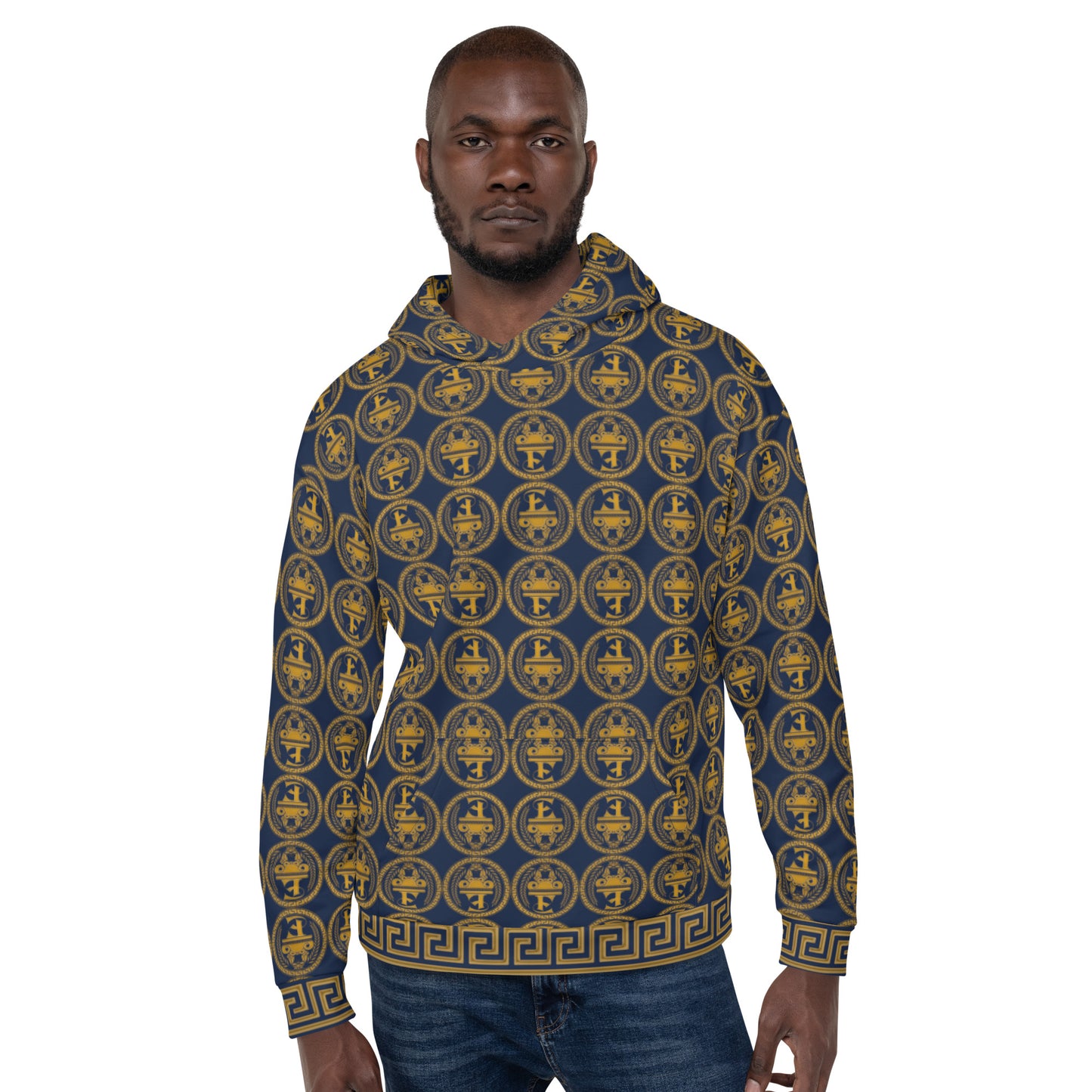 Estevez Logo All-Over Print Hoodie