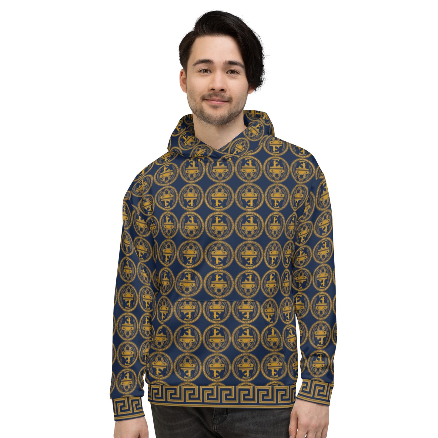 Estevez Logo All-Over Print Hoodie