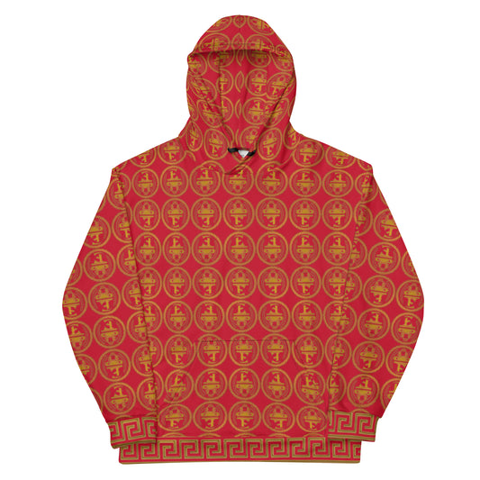 Sudadera con capucha y estampado integral del logo de Estevez