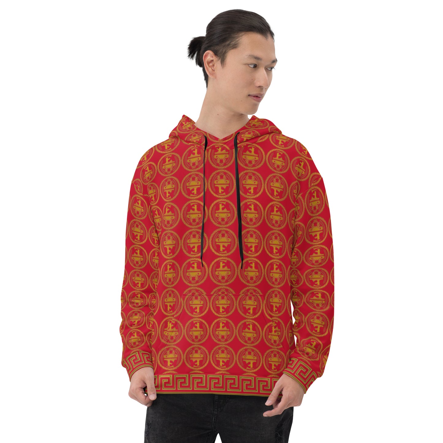 Estevez Logo All-Over Print Hoodie