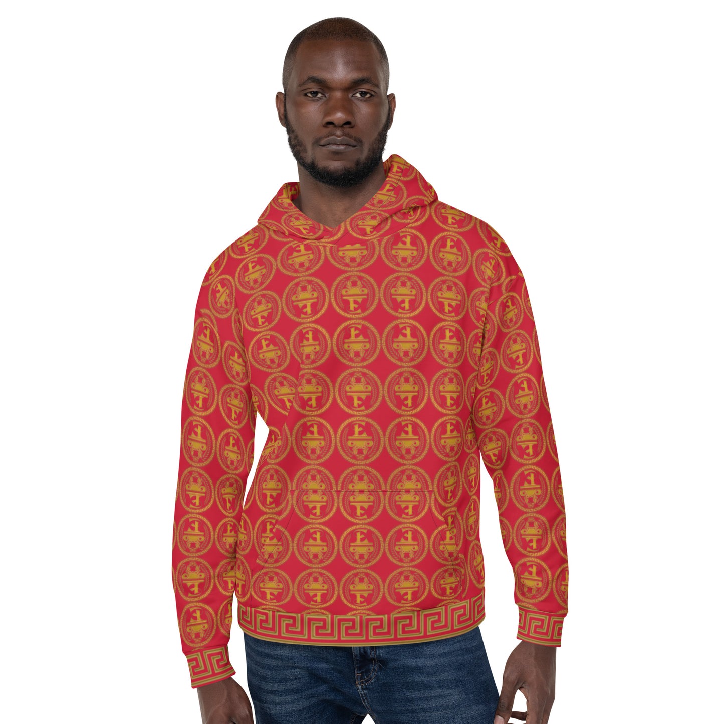 Estevez Logo All-Over Print Hoodie