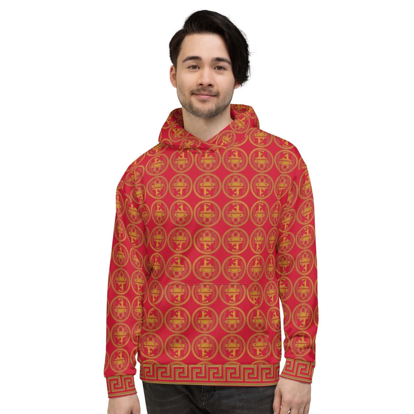 Estevez Logo All-Over Print Hoodie