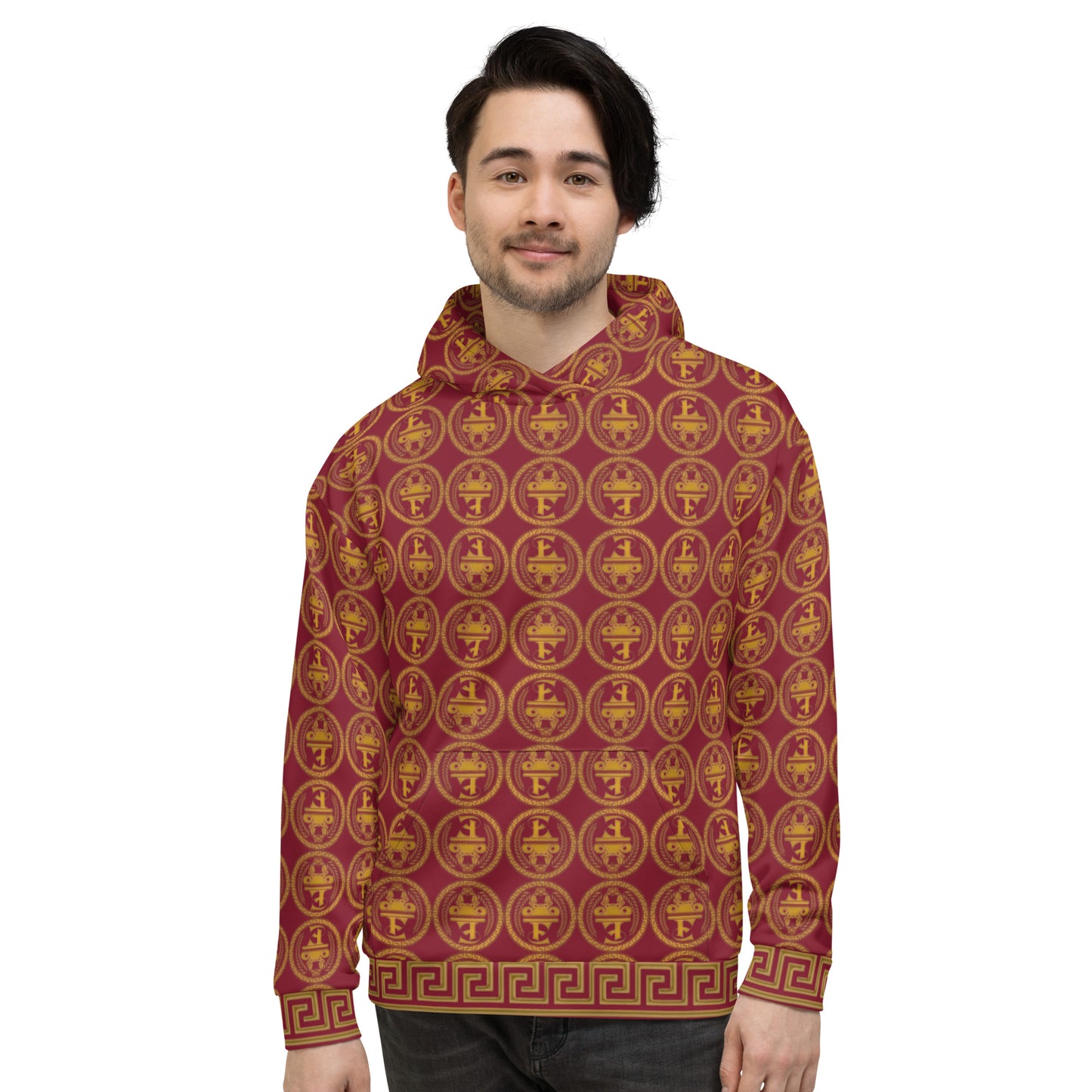 Sudadera con capucha y estampado integral del logo de Estevez