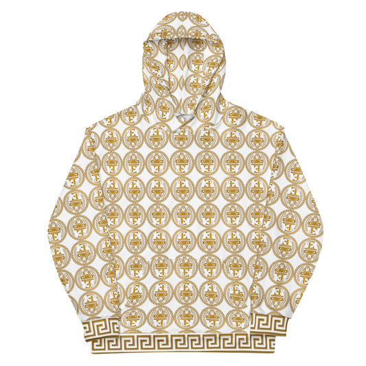 Sudadera con capucha y estampado integral del logo de Estevez
