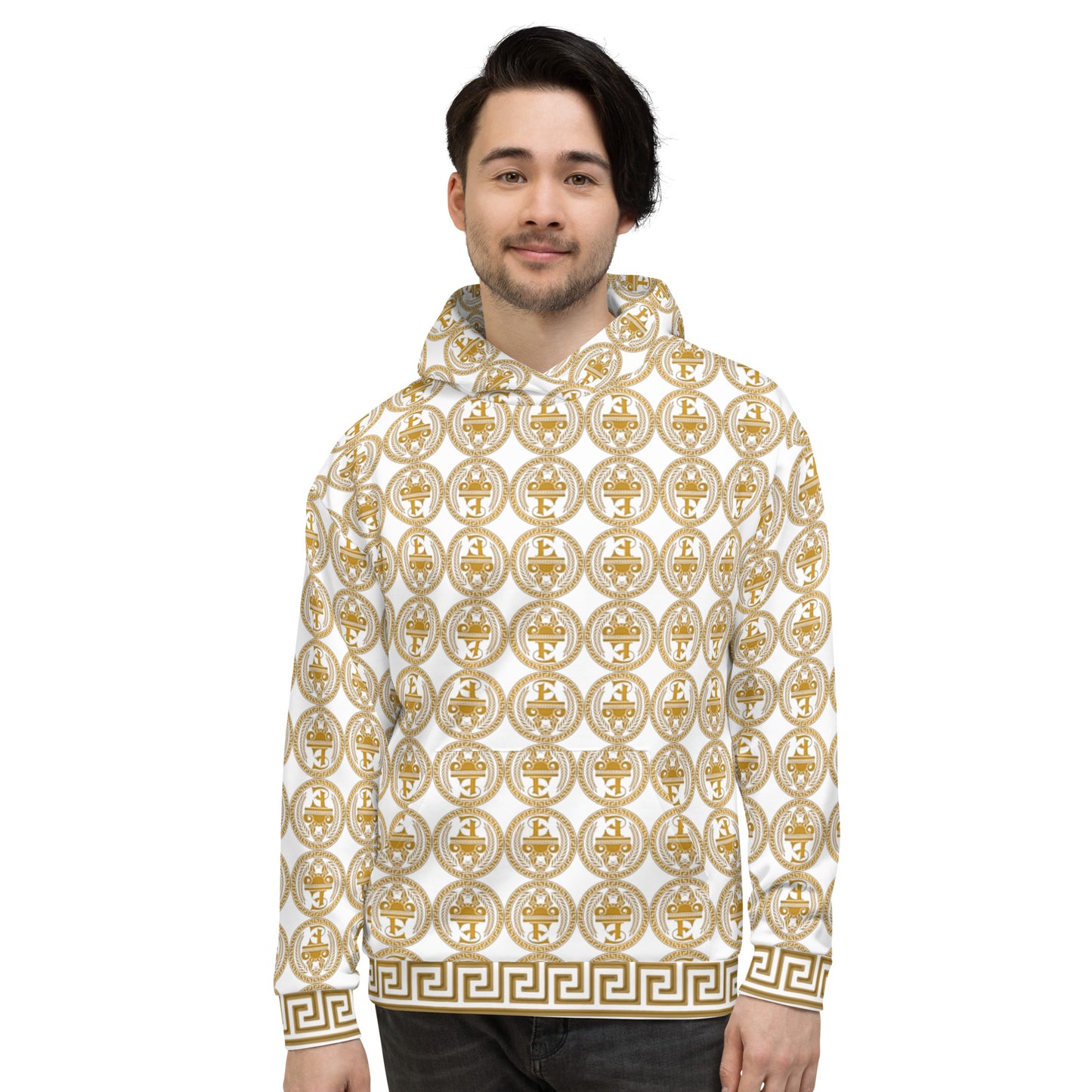 Sudadera con capucha y estampado integral del logo de Estevez