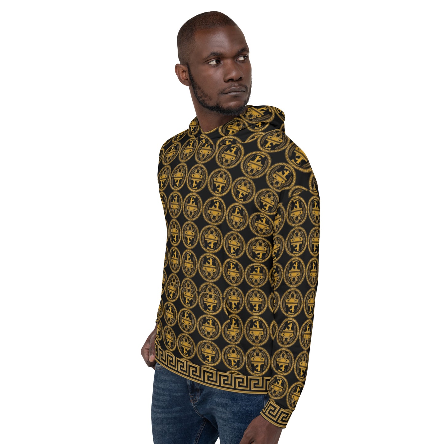 Estevez Logo All-Over Print  Hoodie