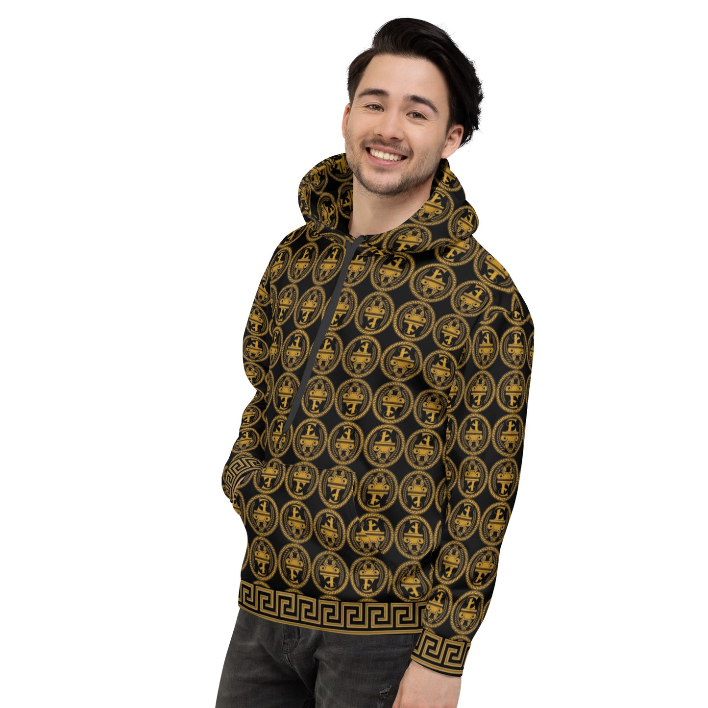 Estevez Logo All-Over Print  Hoodie