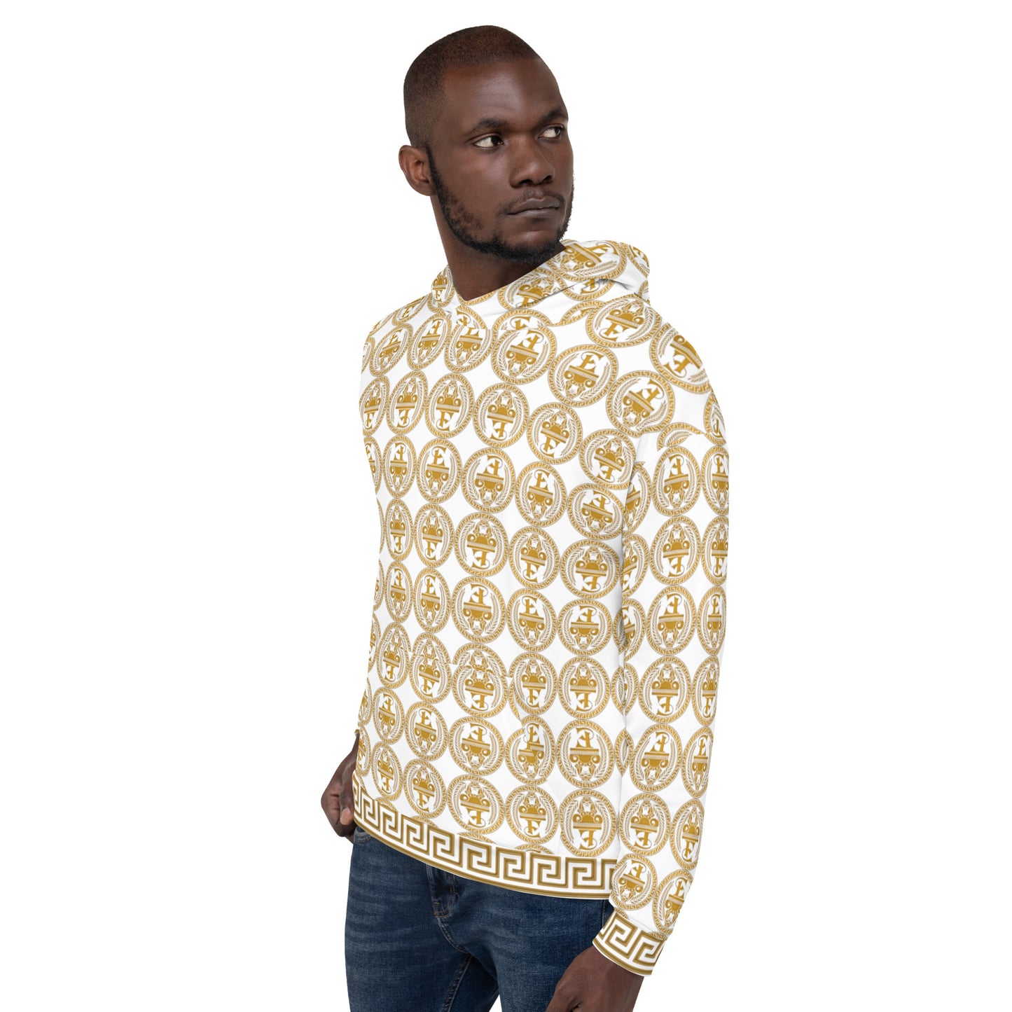 Sudadera con capucha y estampado integral del logo de Estevez