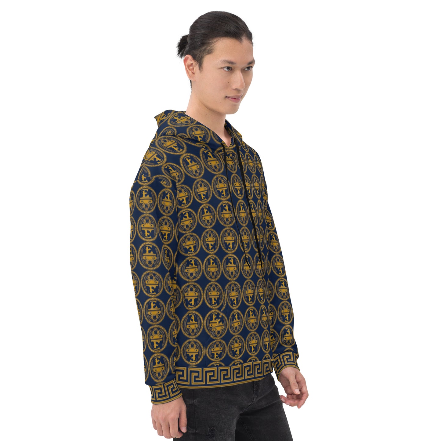 Estevez Logo All-Over Print Hoodie