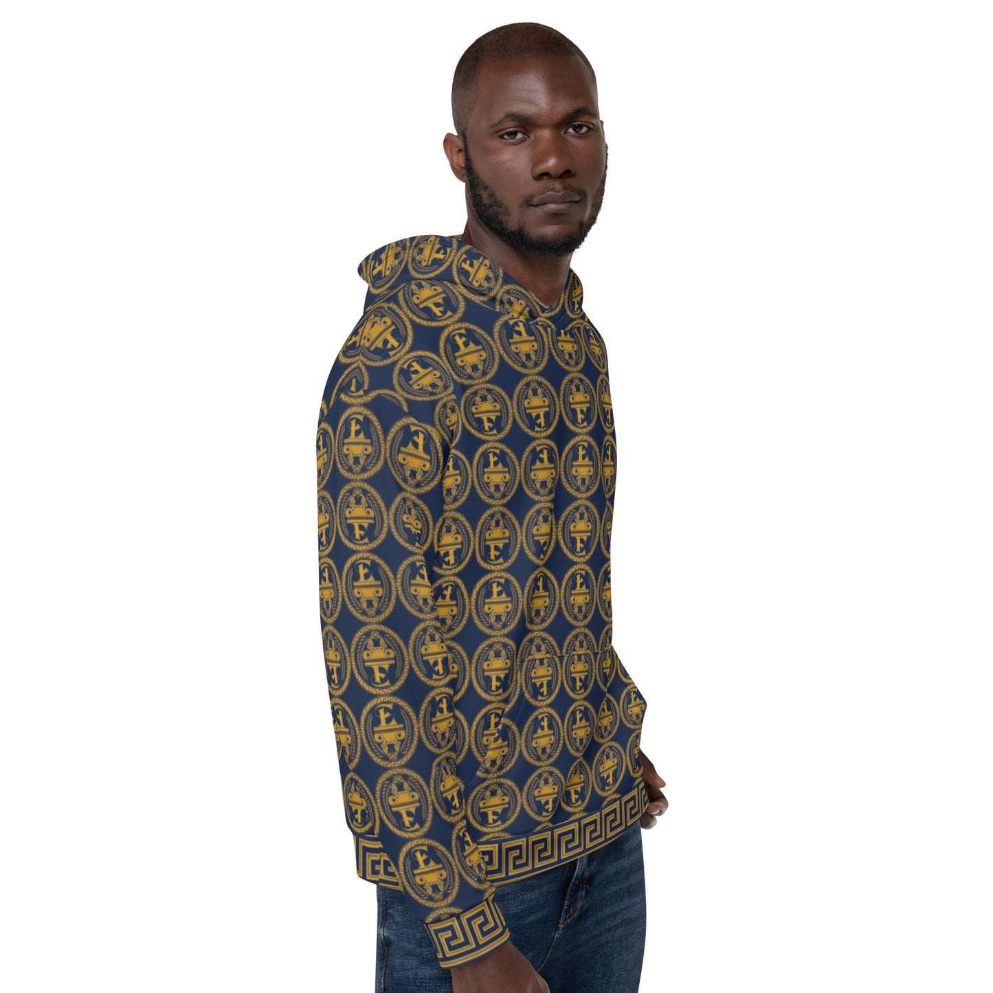Estevez Logo All-Over Print Hoodie