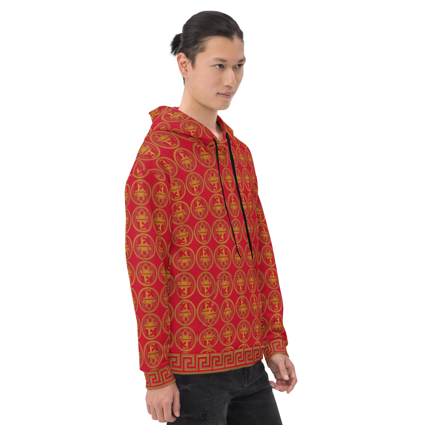 Estevez Logo All-Over Print Hoodie