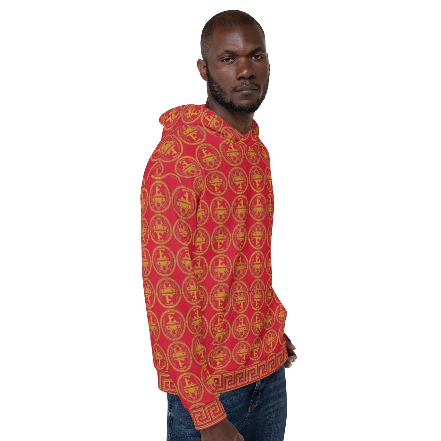 Estevez Logo All-Over Print Hoodie