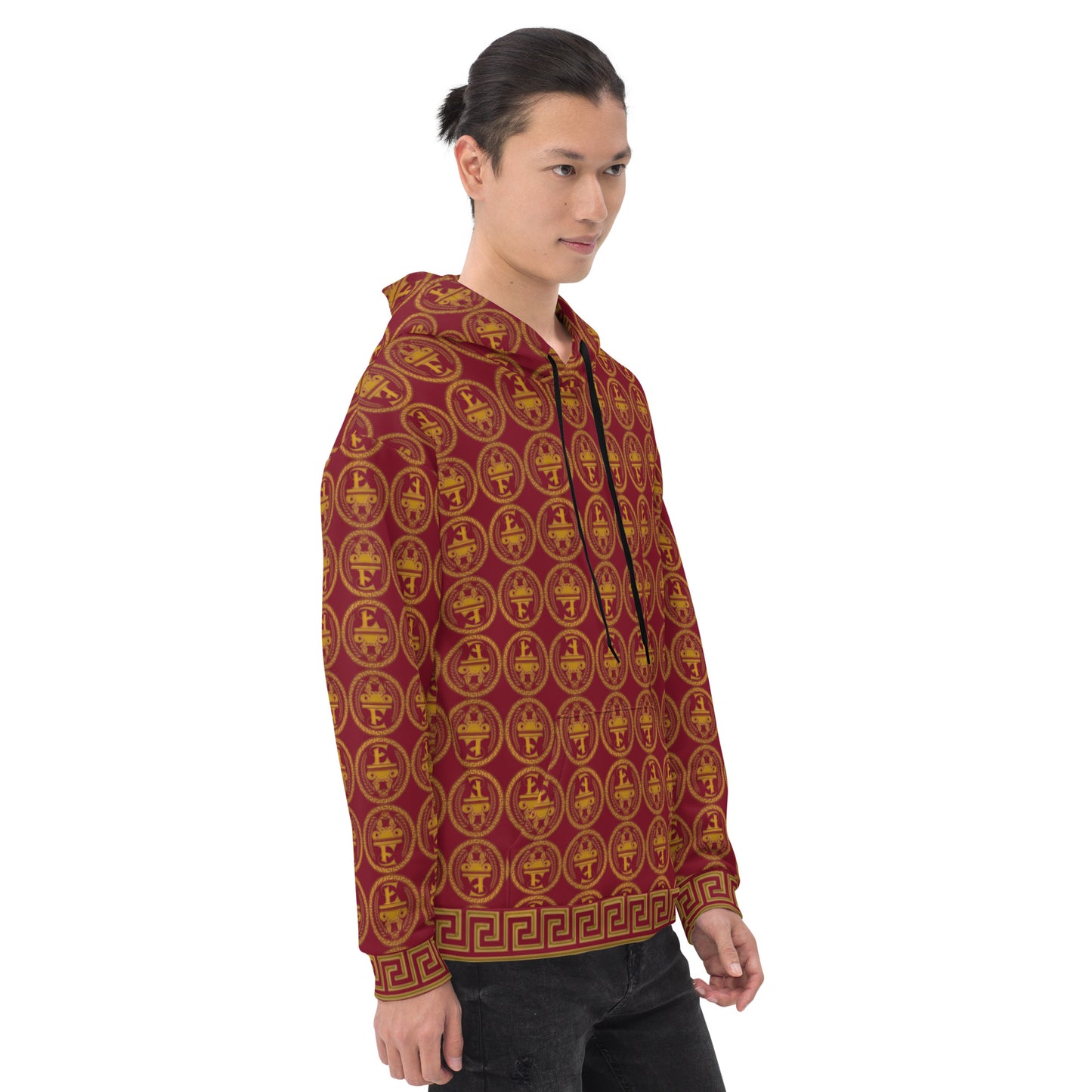 Sudadera con capucha y estampado integral del logo de Estevez