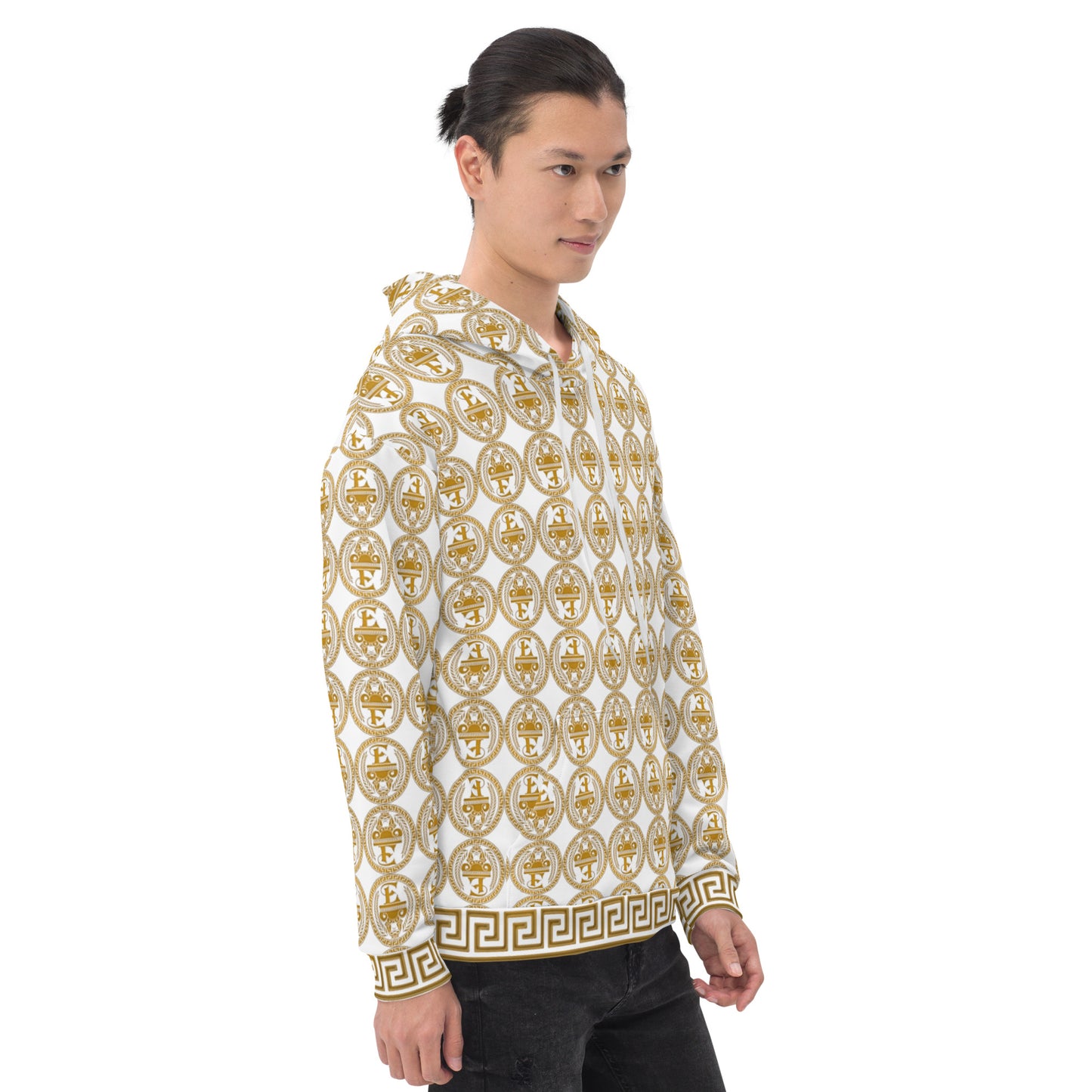 Sudadera con capucha y estampado integral del logo de Estevez