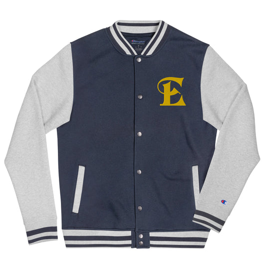 Estevez Embroidered Logo Bomber Jacket