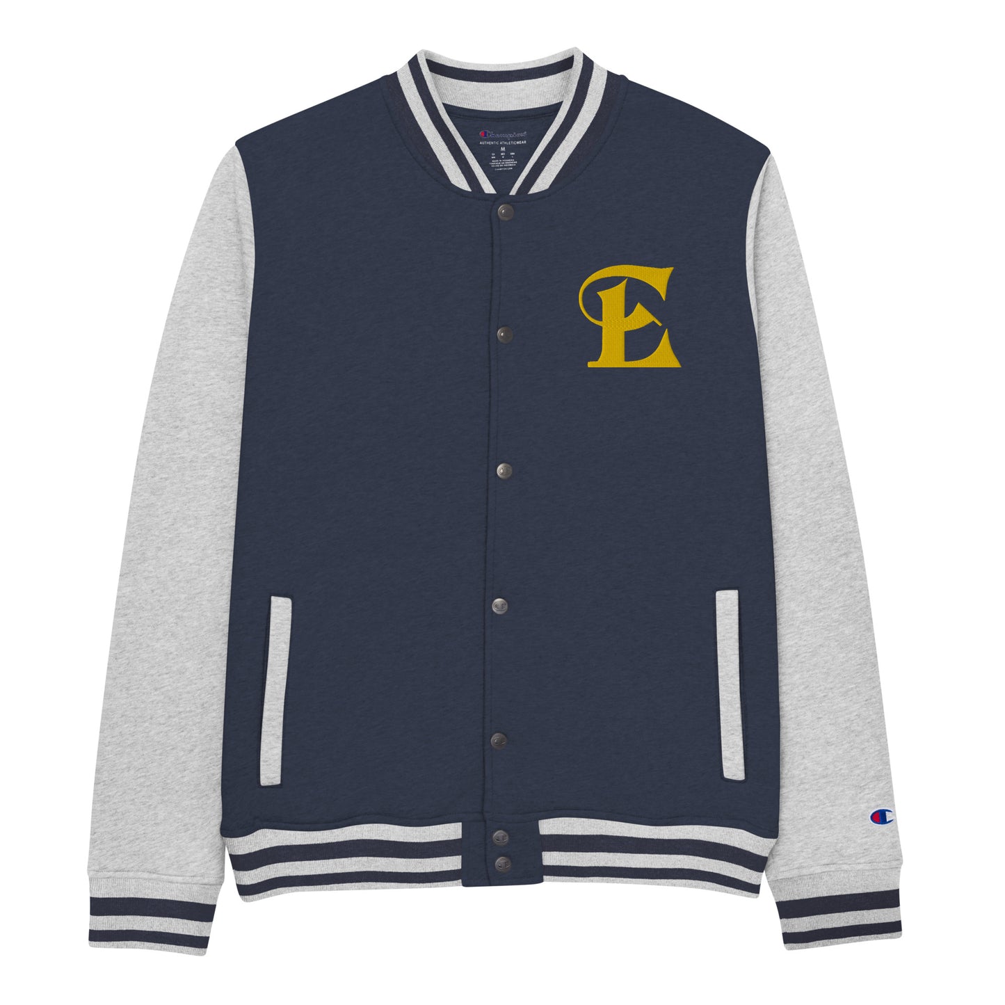 Estevez Embroidered Logo Bomber Jacket