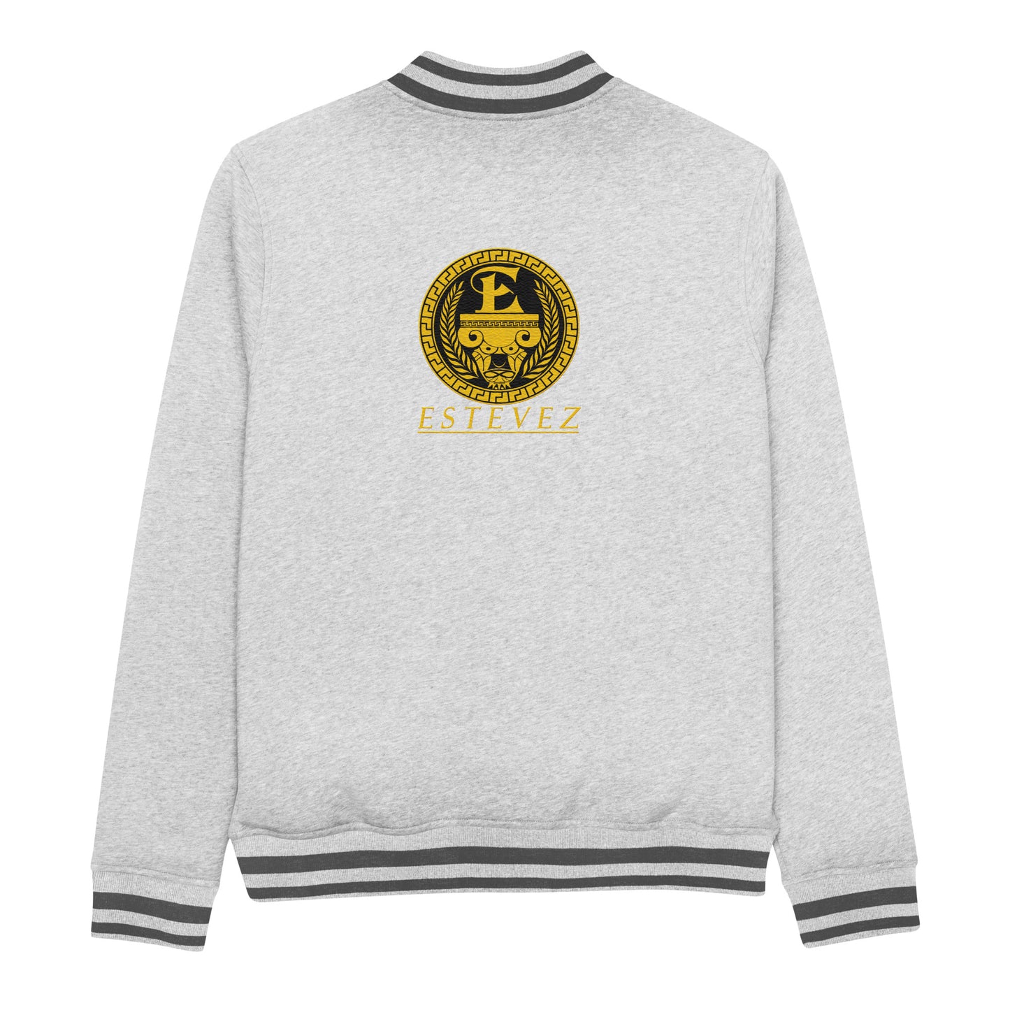 Estevez Embroidered Logo Bomber Jacket