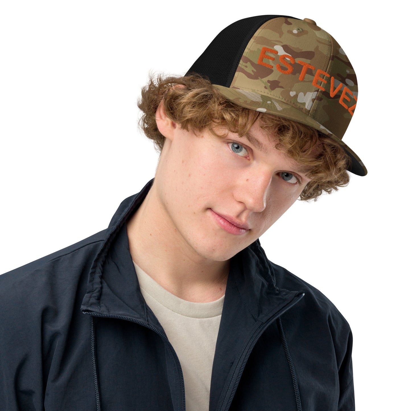 Gorra Trucker Estévez 3D espalda cerrada
