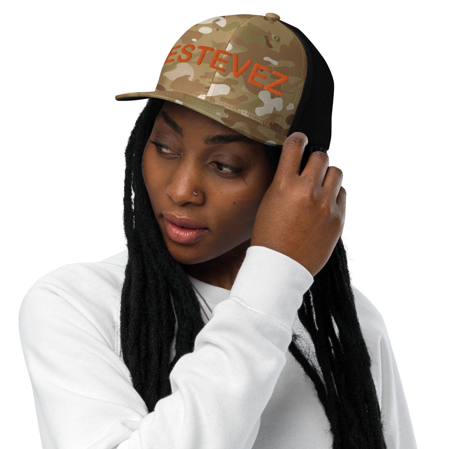 Gorra Trucker Estévez 3D espalda cerrada