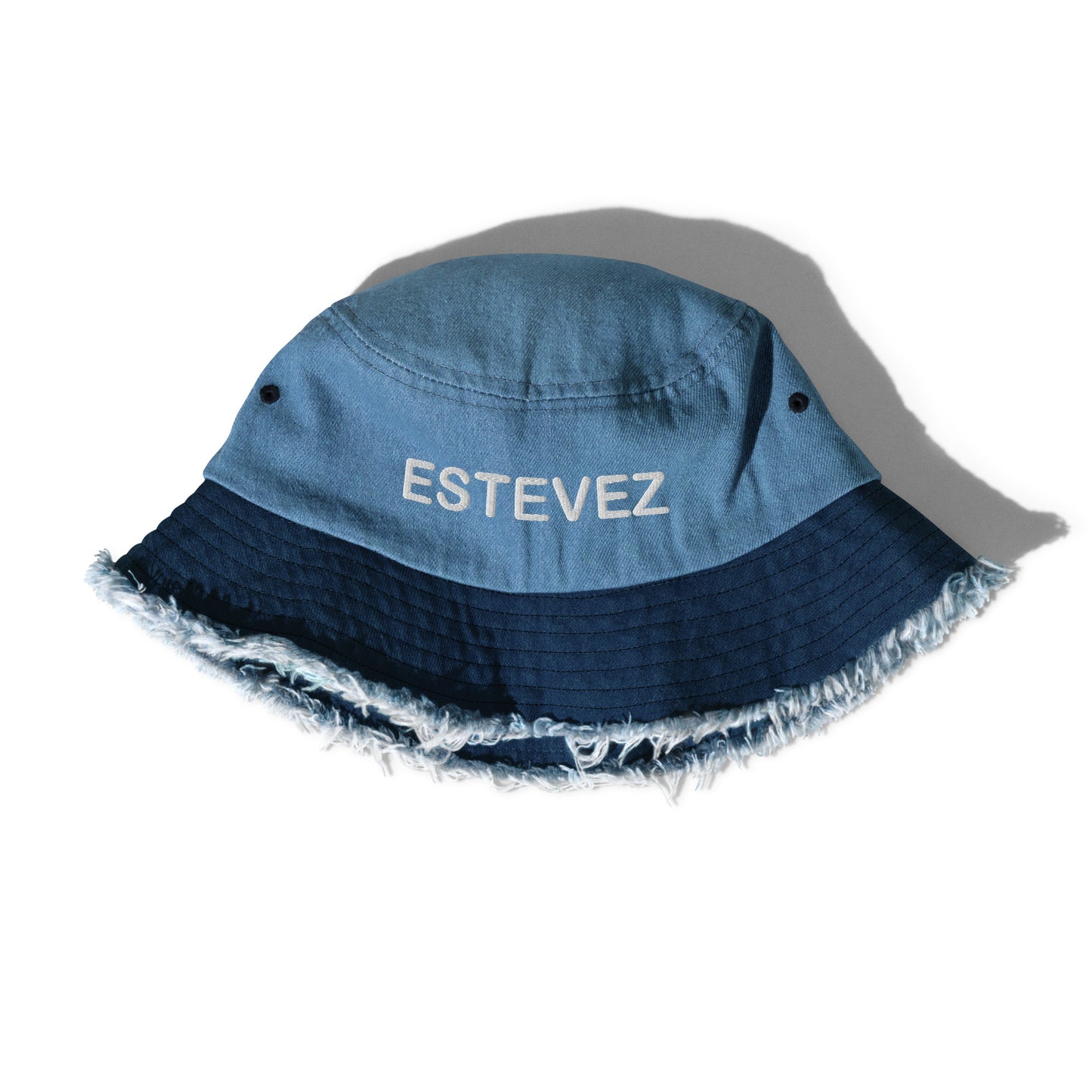 Sombrero de pescador de mezclilla desgastada Estevez