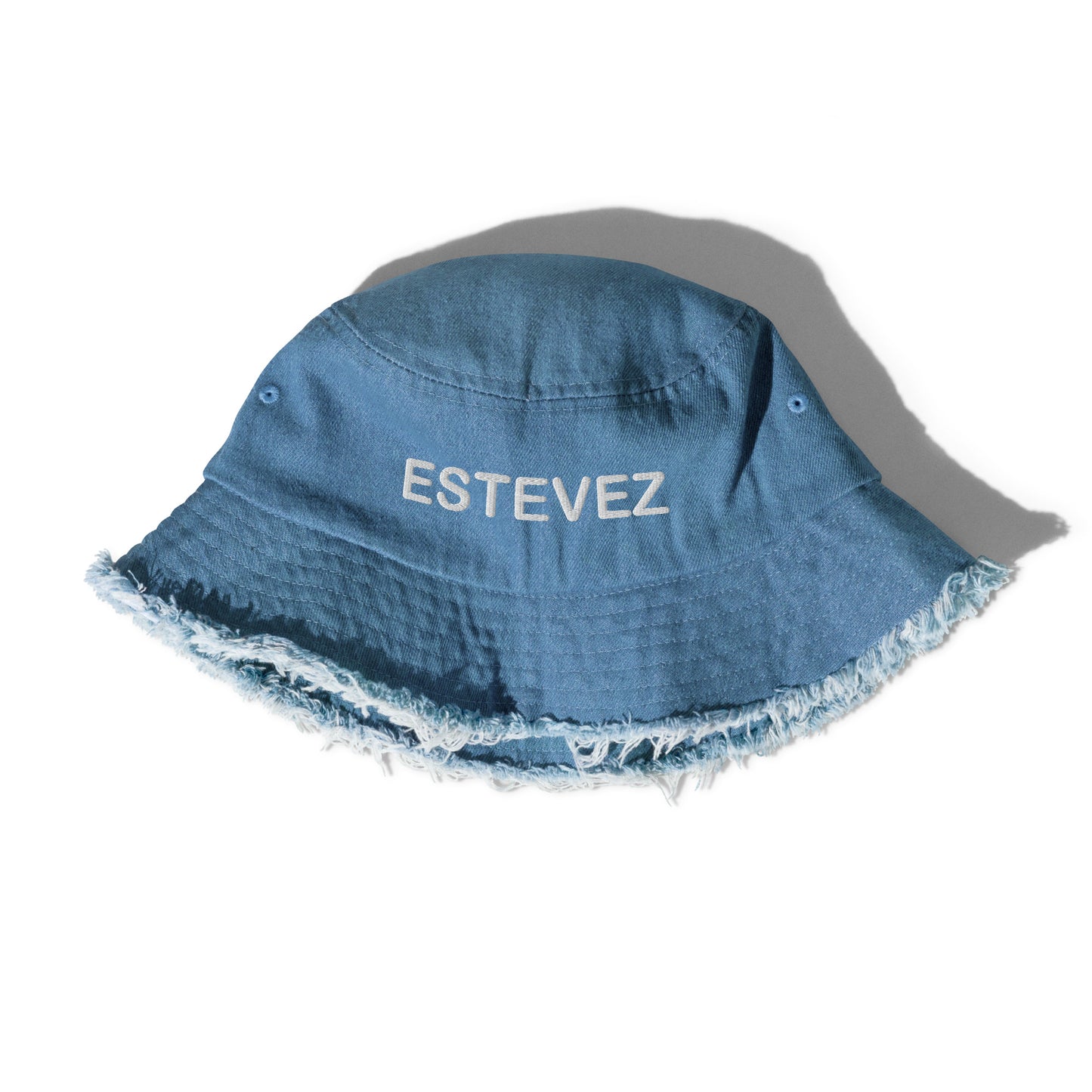Sombrero de pescador de mezclilla desgastada Estevez