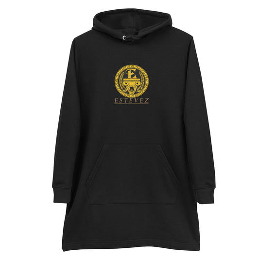 Estevez Embroidery Logo Hoodie Dress